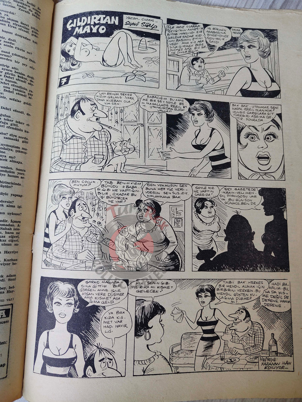 Akbaba 1969 Uncle Sam and the Magic Moon Soil Turkish Magazine Turkey Apollo 11 Space