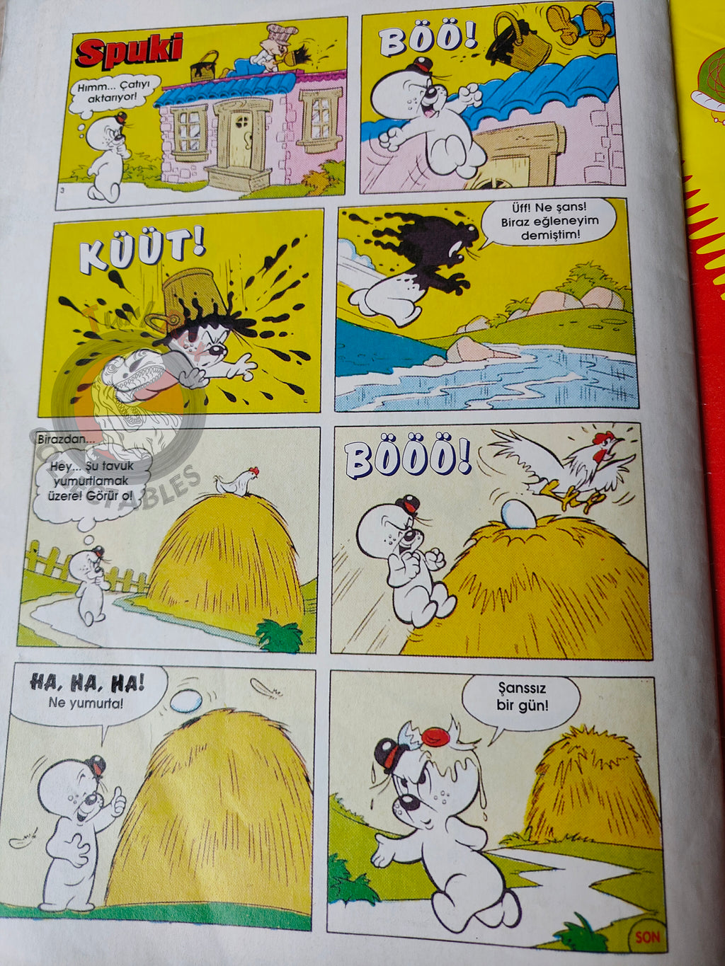 Casper the Friendly Ghost Magazine – Issue #26 1997 Turkish Comic Turkey