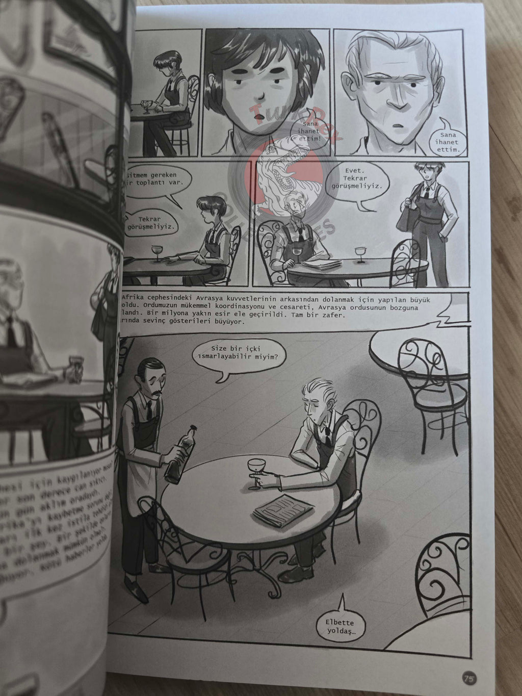 George Orwell - 1984 Turkish Comic Turkey Unique Drawings