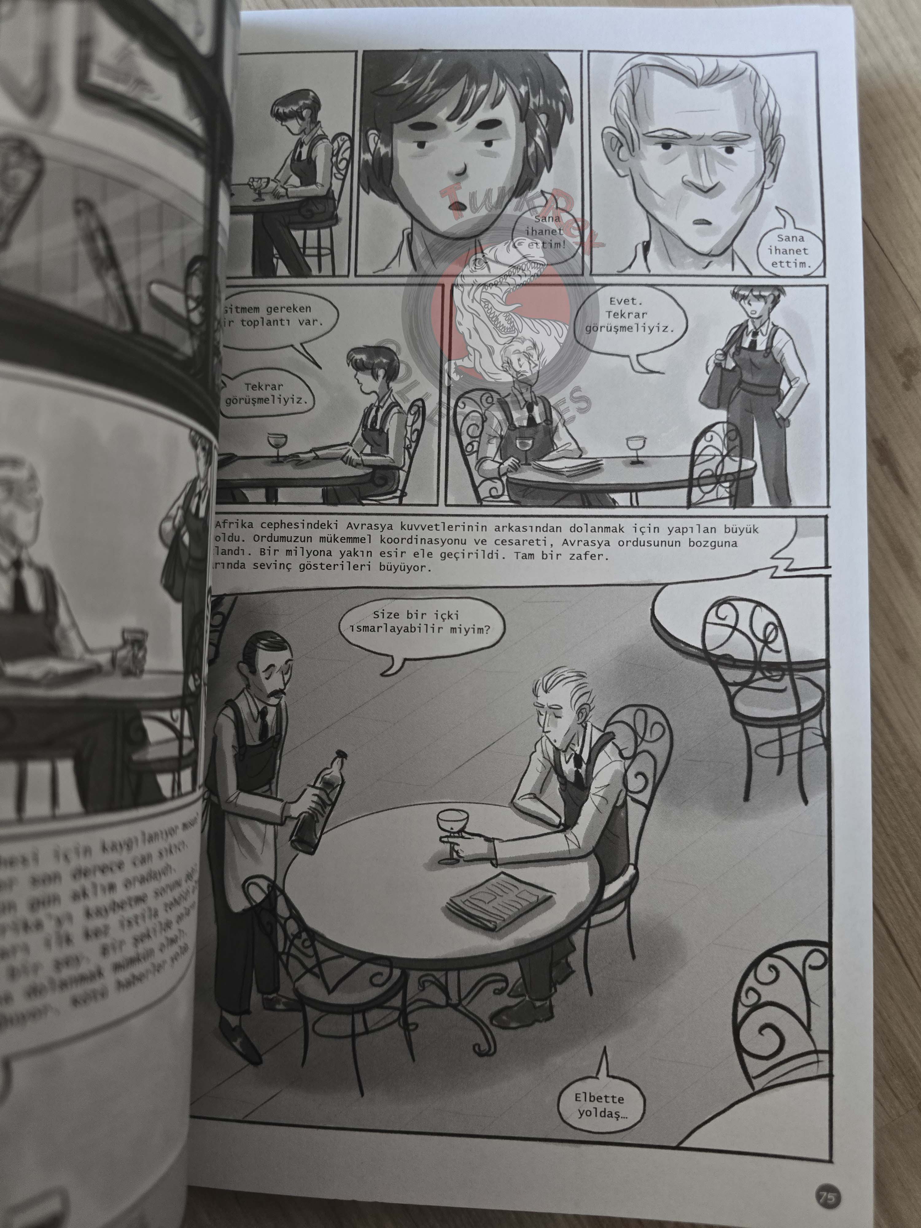 George Orwell - 1984 Turkish Comic Turkey Unique Drawings
