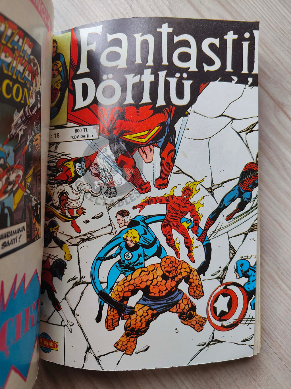 Fantastic Four Special Issue 1989 Turkish Comic Turkey #245 - #258