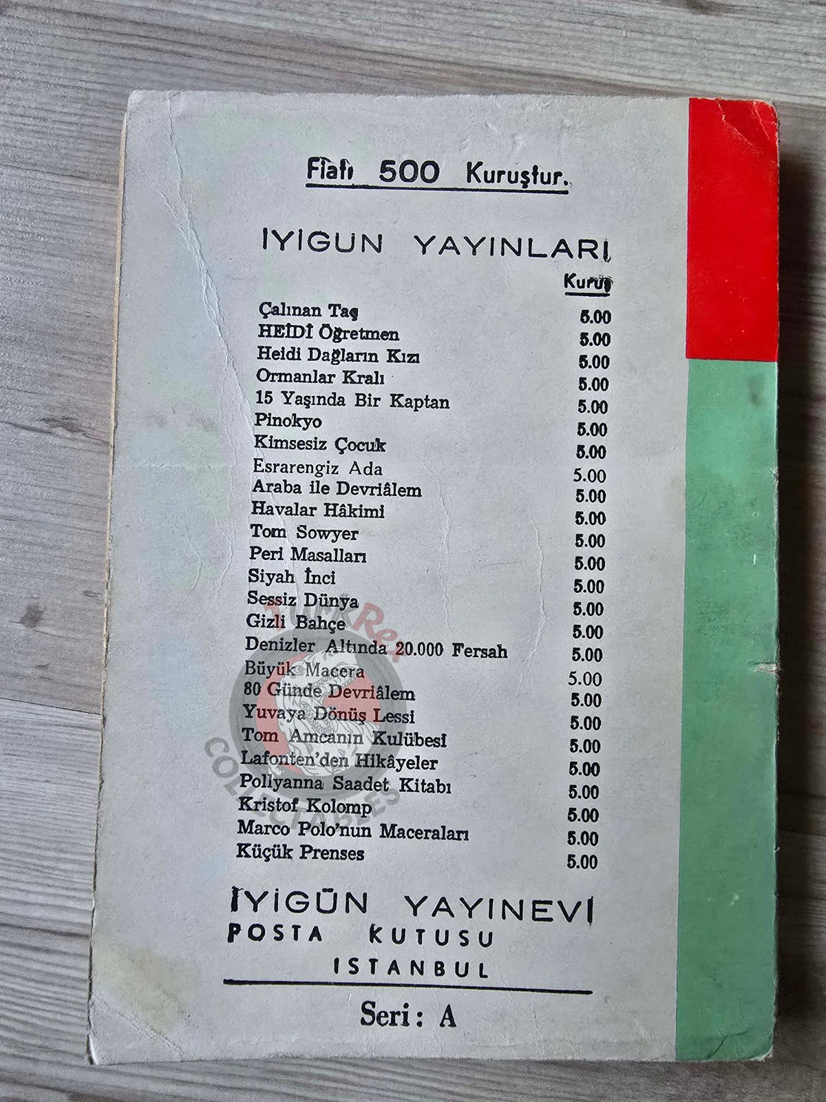 Eleanor H. Porter – Pollyanna 1967 Turkish Book Turkey Illustrated