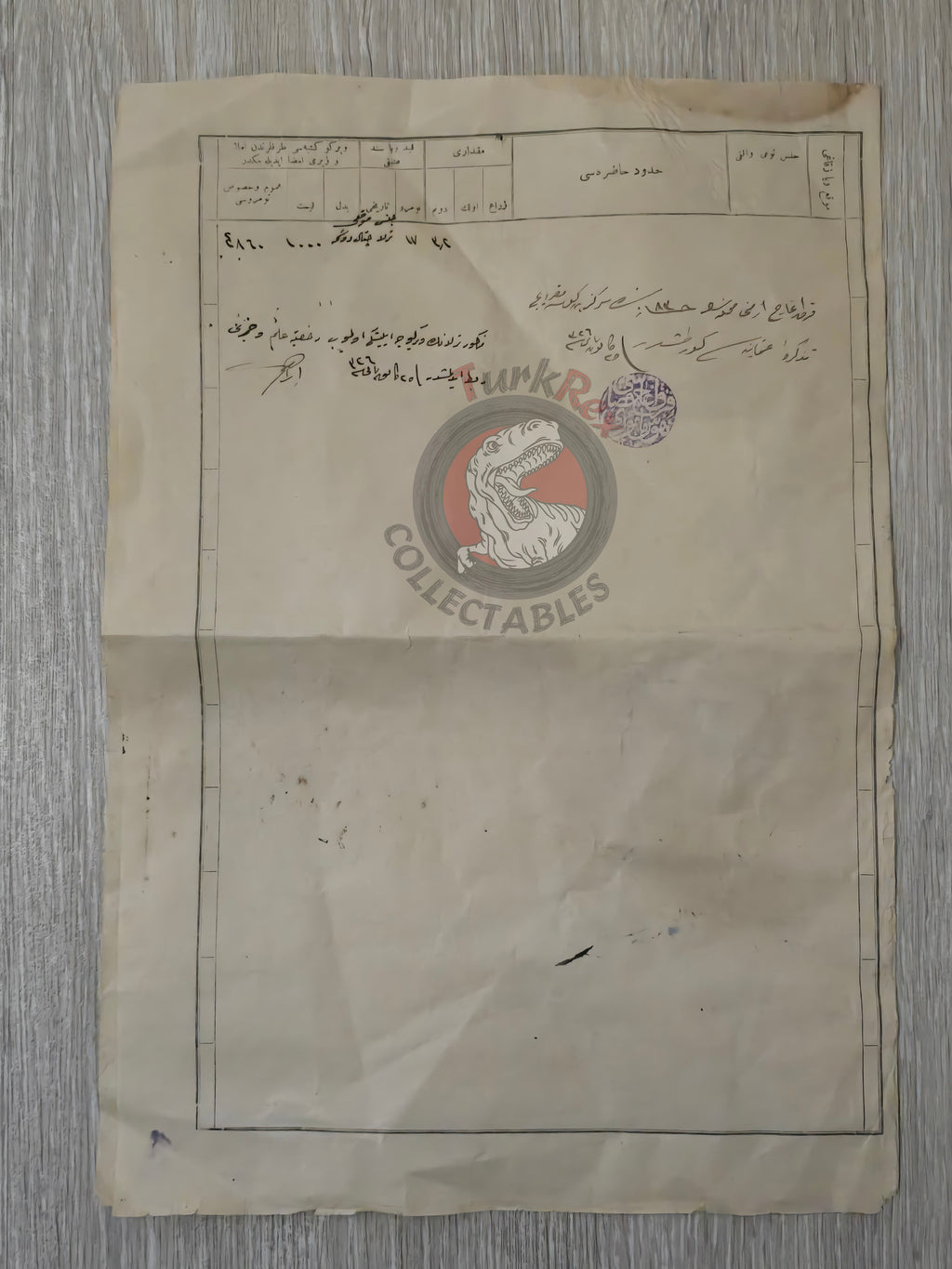 Ottoman 1911 Land Deed Field in Manisa Kırkağaç Armenian Quarter Title Deed Armenia