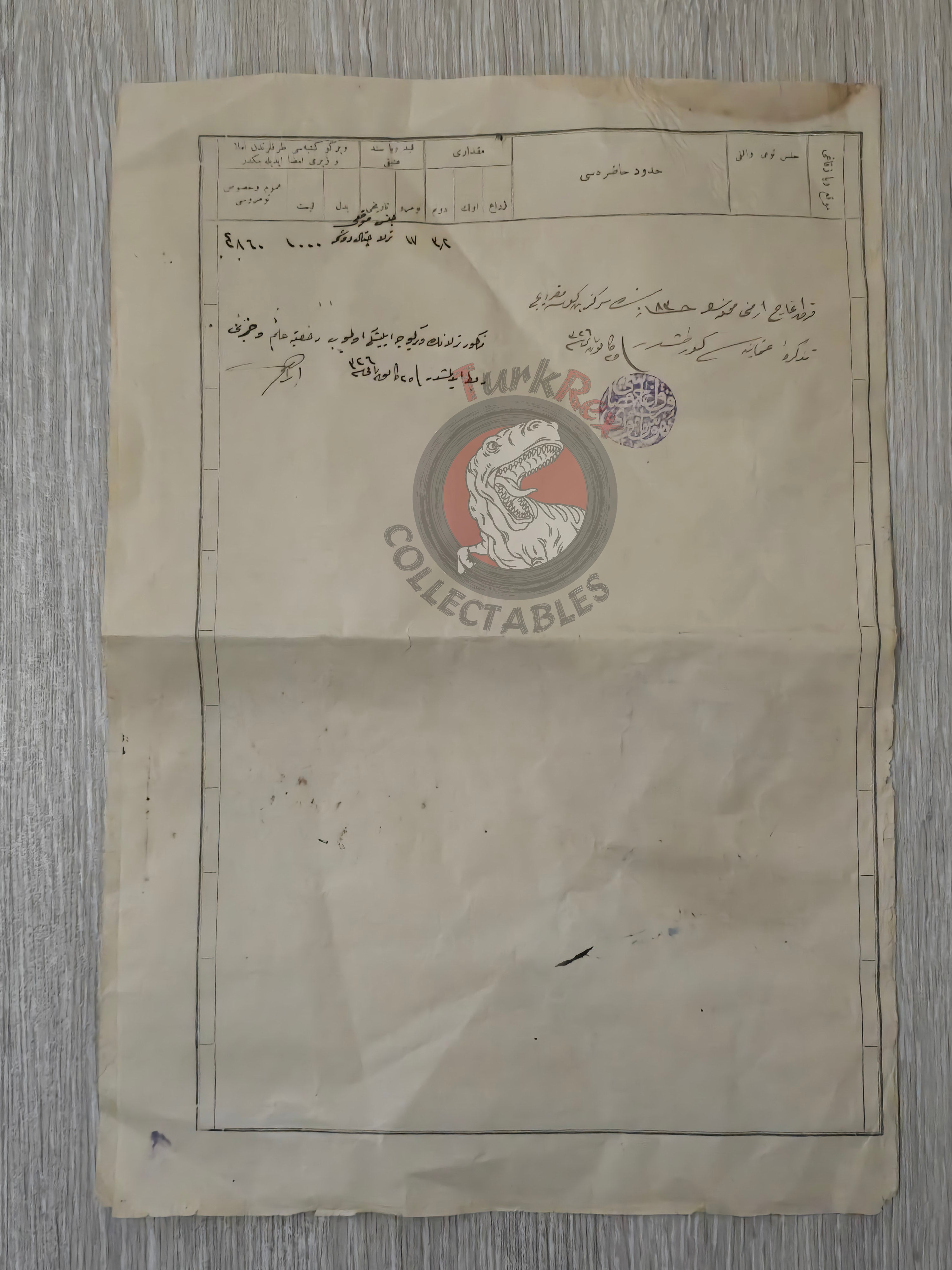 Ottoman 1911 Land Deed Field in Manisa Kırkağaç Armenian Quarter Title Deed Armenia