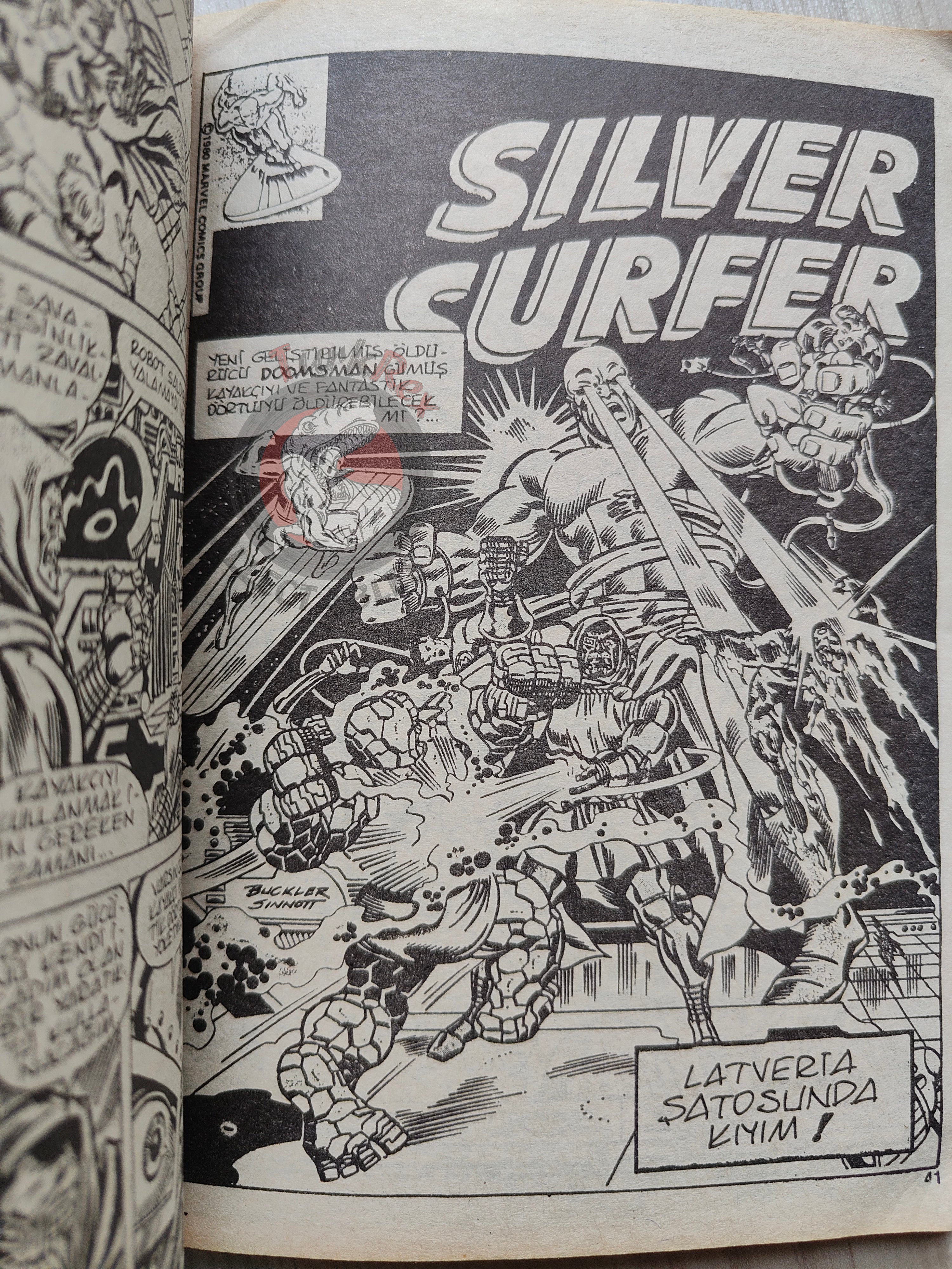Silver Surfer Vol #5 1989 Turkish Comic Turkey Fantastic Four #155 #156 #157 Hulk #250