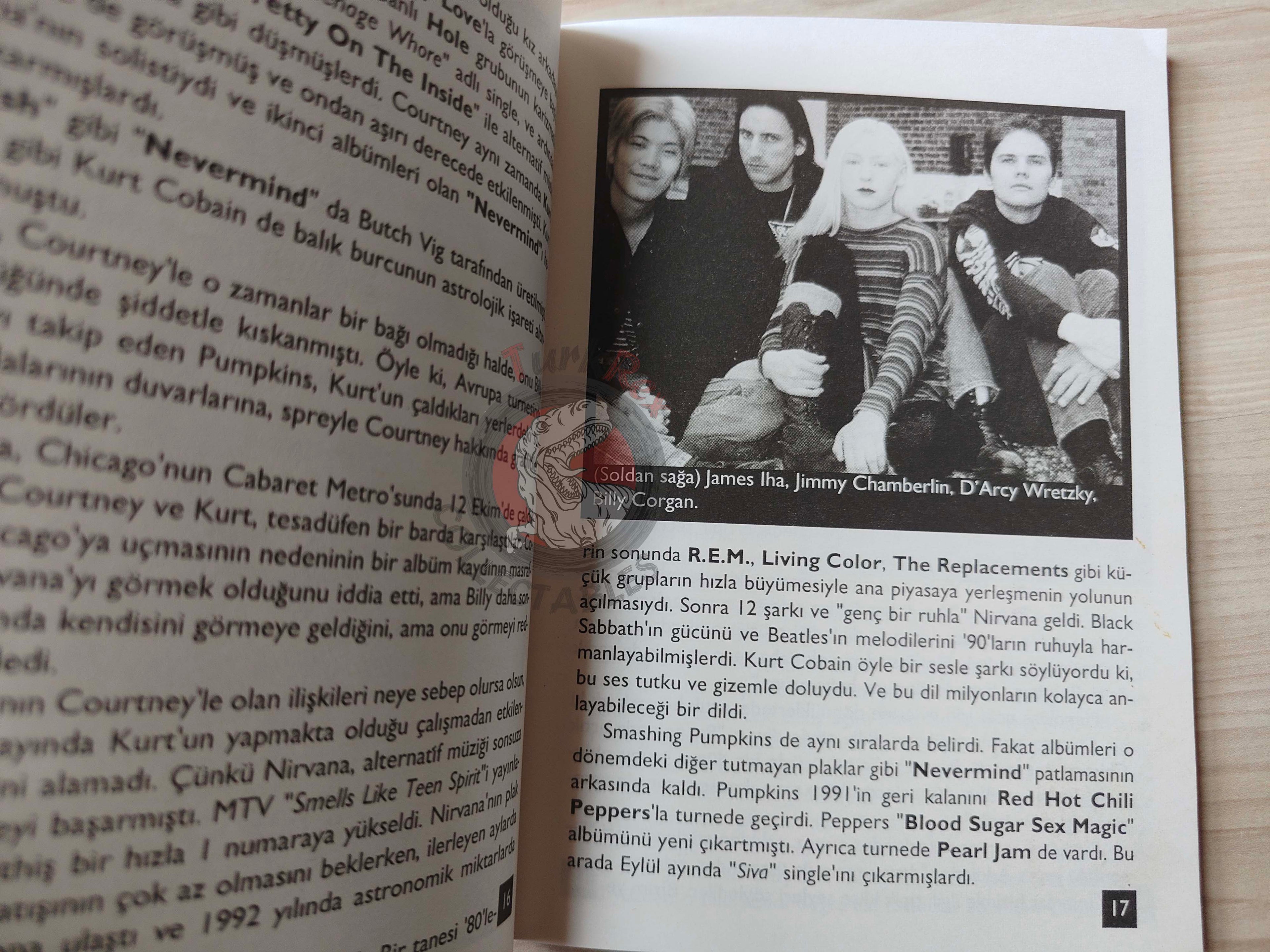 Smashing Pumpkins Biography Book 1997 1st by Turkish Writer Book Turkey