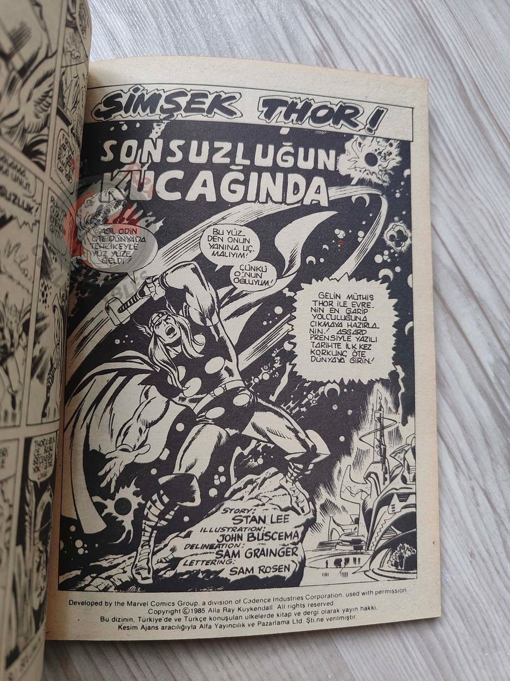 Thor #2 1985 Turkish Comic Turkey The Mighty Thor #183–187