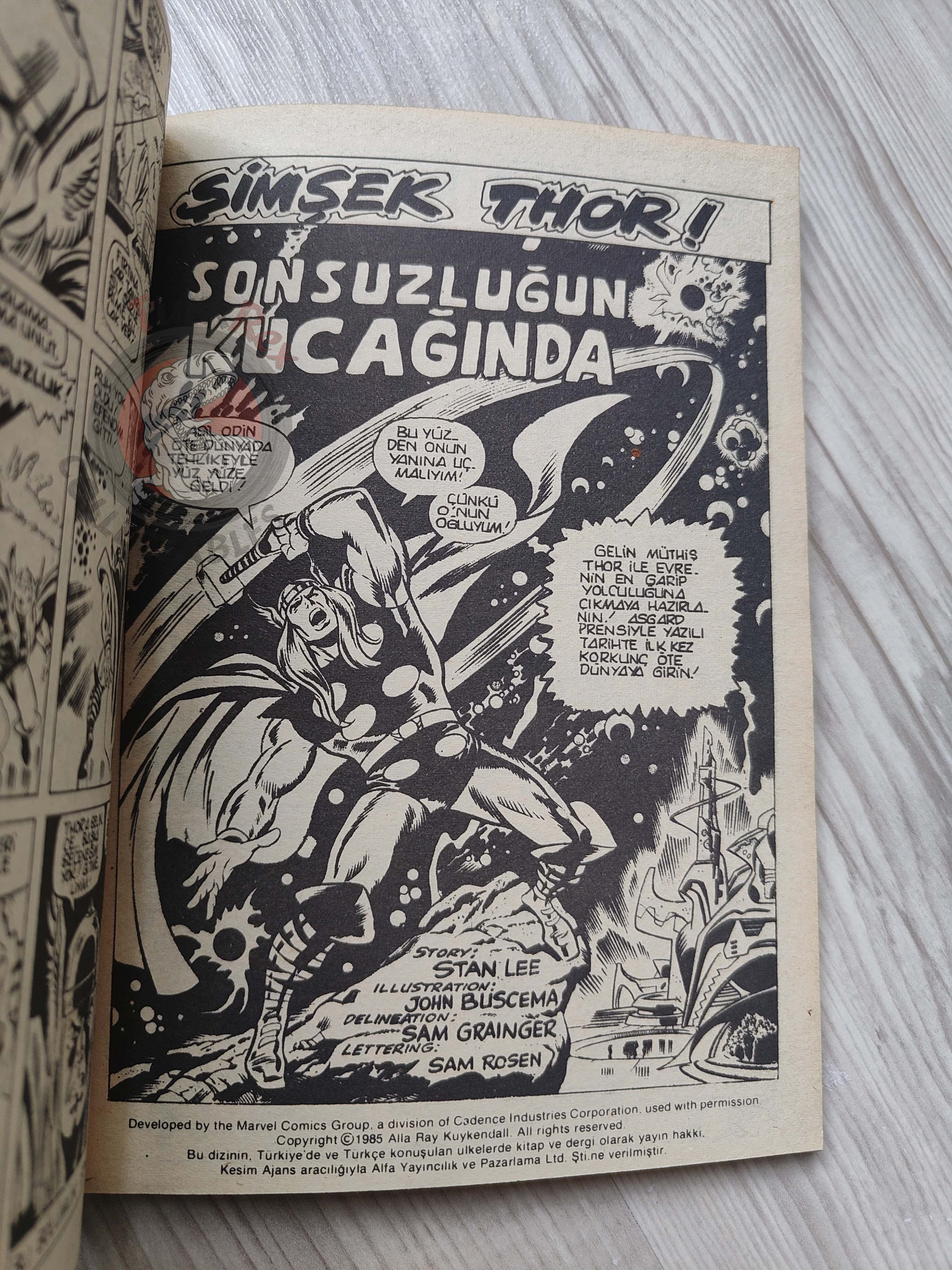Thor #2 1985 Turkish Comic Turkey The Mighty Thor #183–187