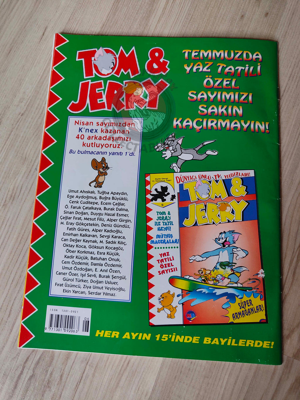 Tom & Jerry Magazine #8 1997 Turkish Comic Turkey Spike and Tyke