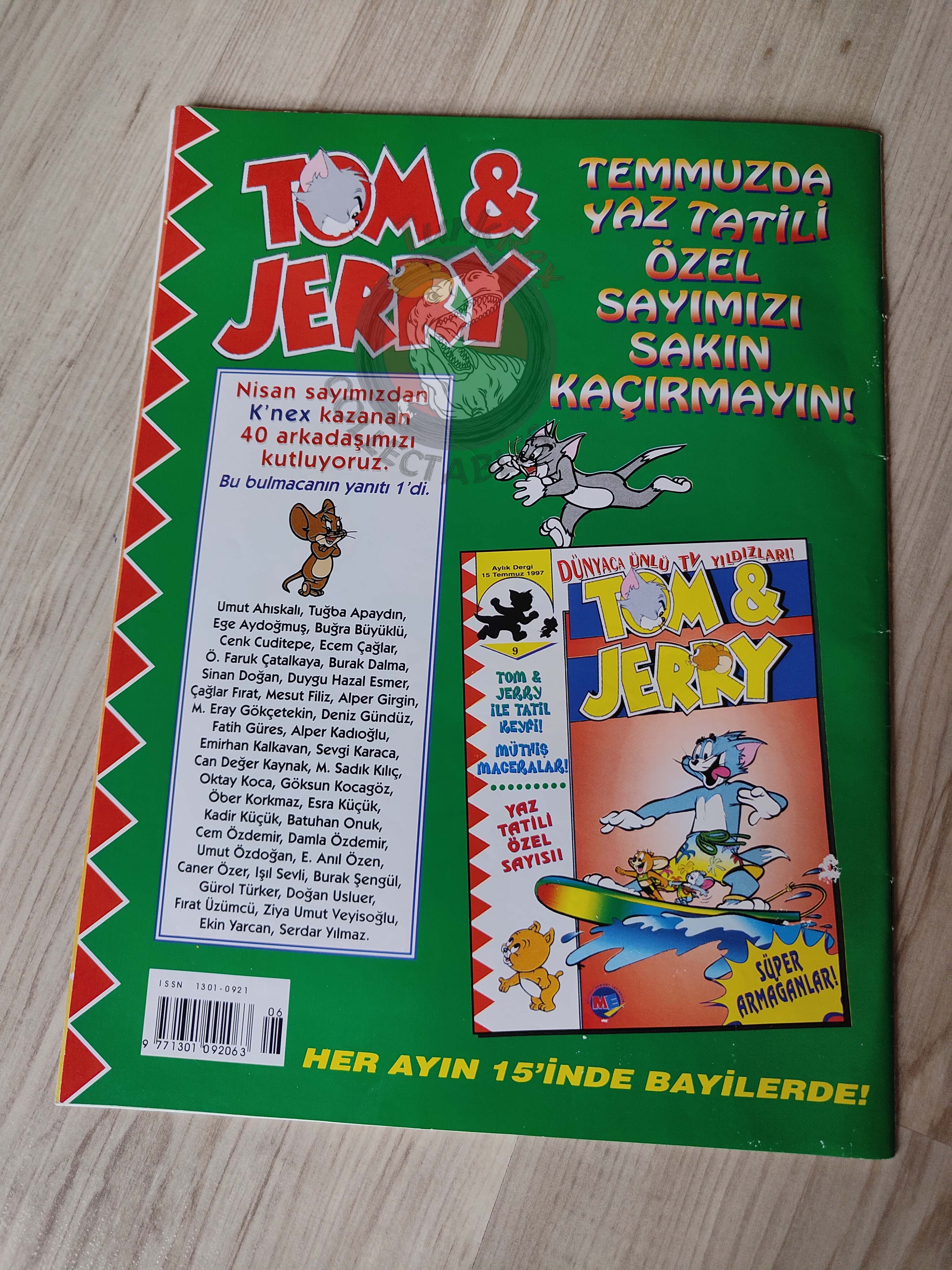 Tom & Jerry Magazine #8 1997 Turkish Comic Turkey Spike and Tyke