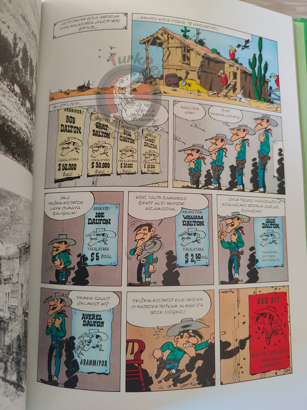 Lucky Luke – L'integrale #4 Turkish Comic Turkey Alerte aux Pieds-Bleus