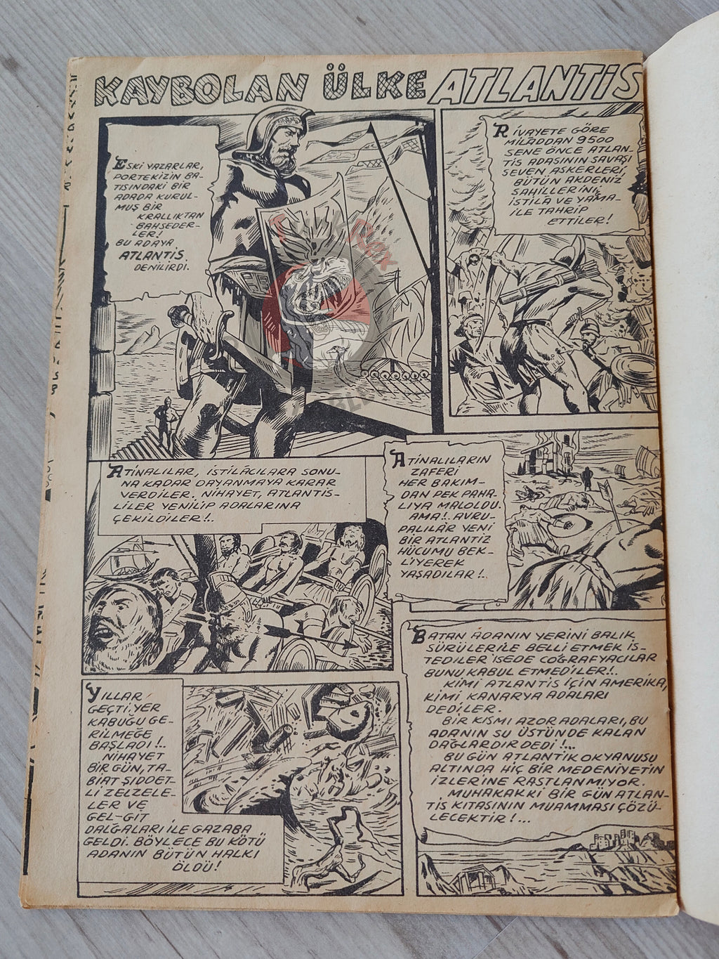 1001 Özel #119 1954 Tarzan and the Veiled Man Turkish Comic Mag Turkey