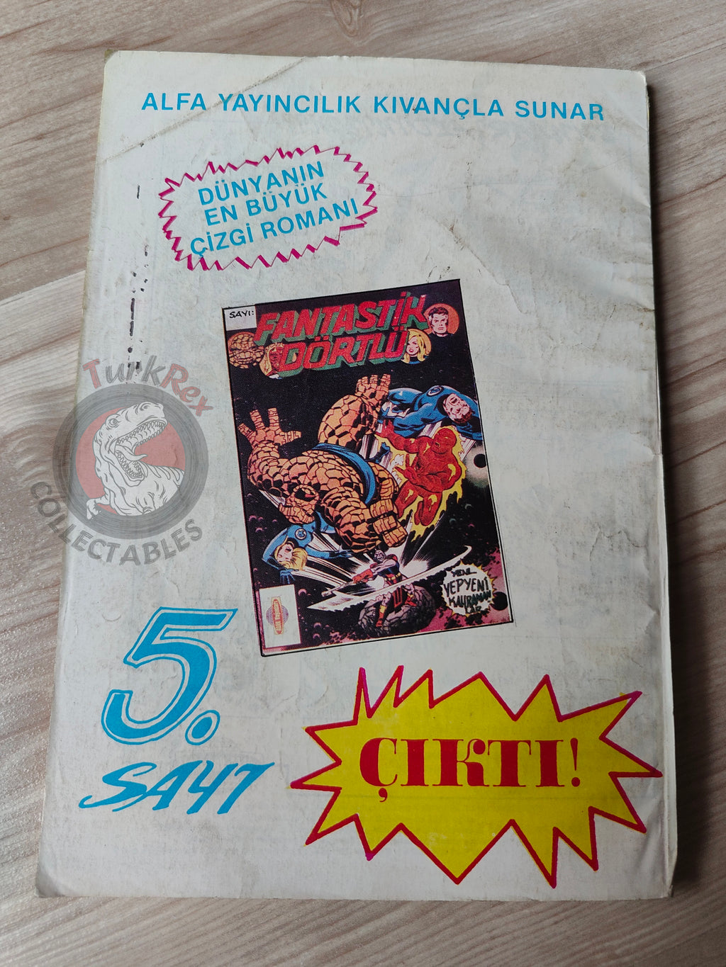 Captain America – Issue #5 1988 Turkish Comic Turkey #171 #172 #173 #174