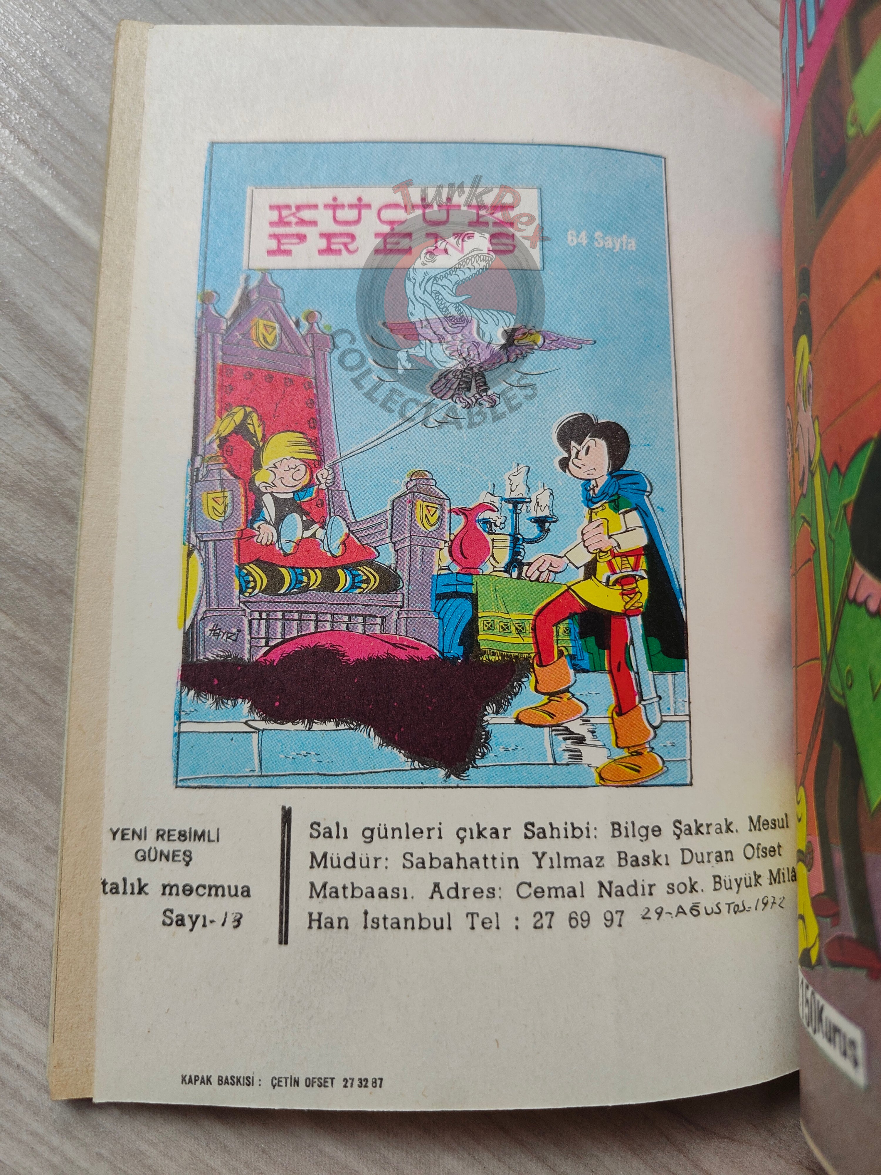 Lucky Luke #5 L’Elixir du Docteur Doxey 1972 Turkish Comic Turkey Le Vieux Nick Boule et Bill