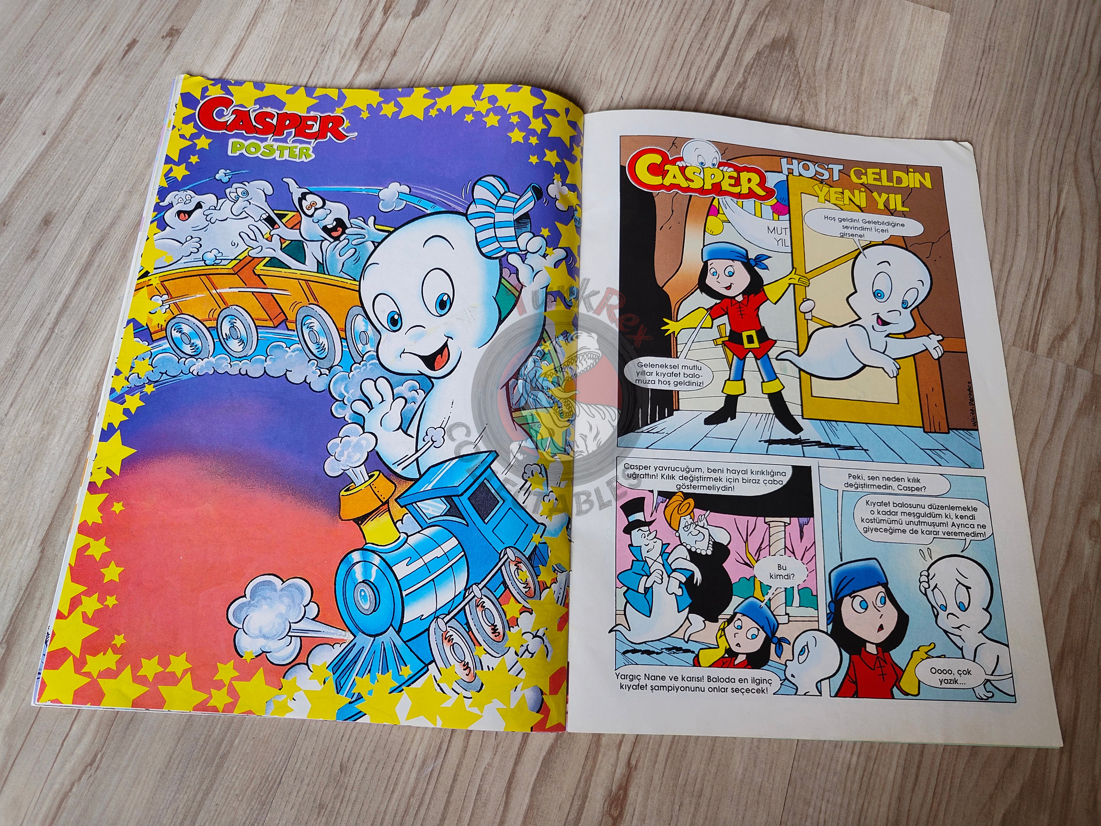 Casper the Friendly Ghost Magazine – Issue #29 1998 Turkish Comic Turkey