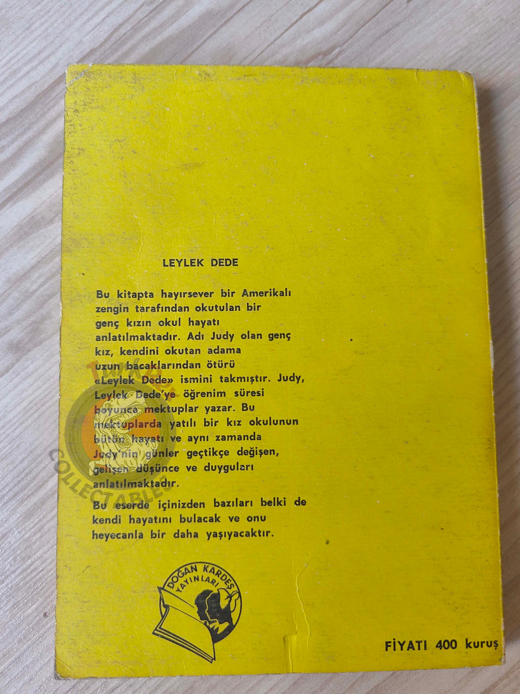 Jean Webster – Daddy-Long-Legs 1962 1st Turkish Book Turkey Illustrated