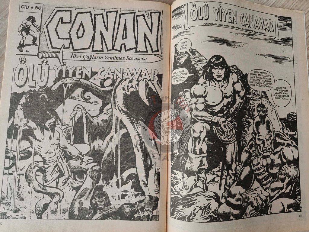 Conan The Barbarian #8 2001 Turkish Comic Turkey #83 #84 #85 #86
