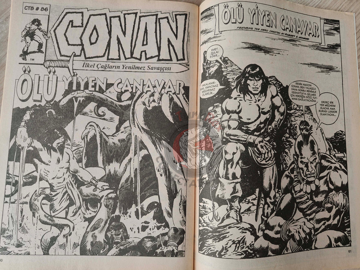 Conan The Barbarian #8 2001 Turkish Comic Turkey #83 #84 #85 #86