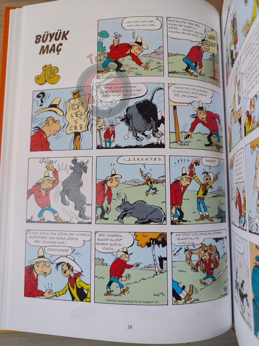Lucky Luke – L'integrale #2 Turkish Comic Turkey Sous le Ciel de l'Ouest