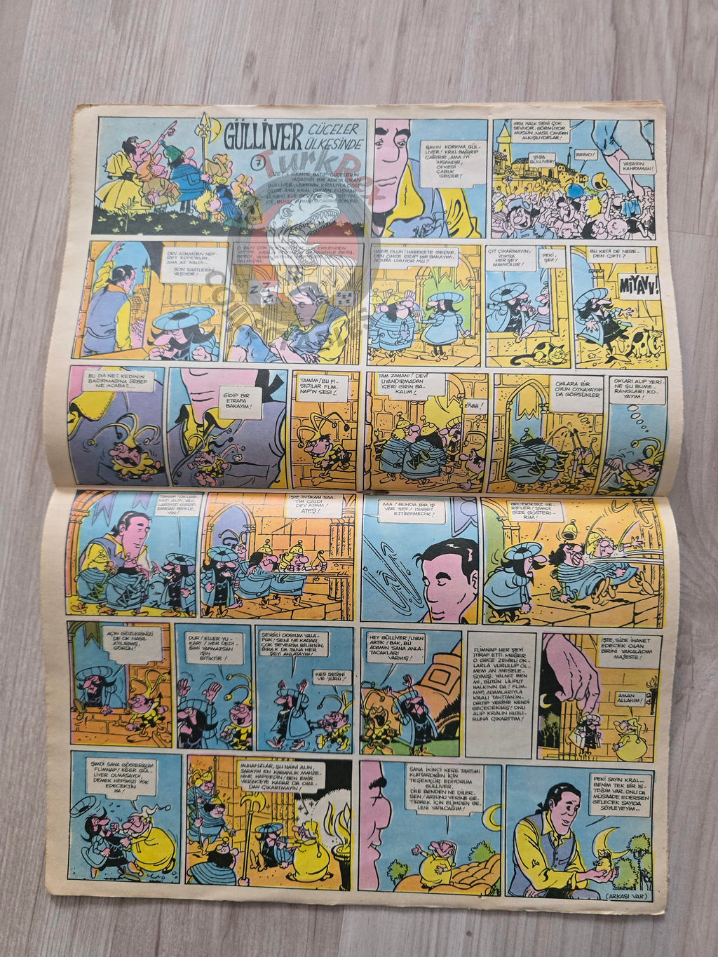 Doğan Kardeş 1971 Magazine #27 Turkish Comic Turkey Sinbad the Sailor Gulliver’s Travels Sibylline