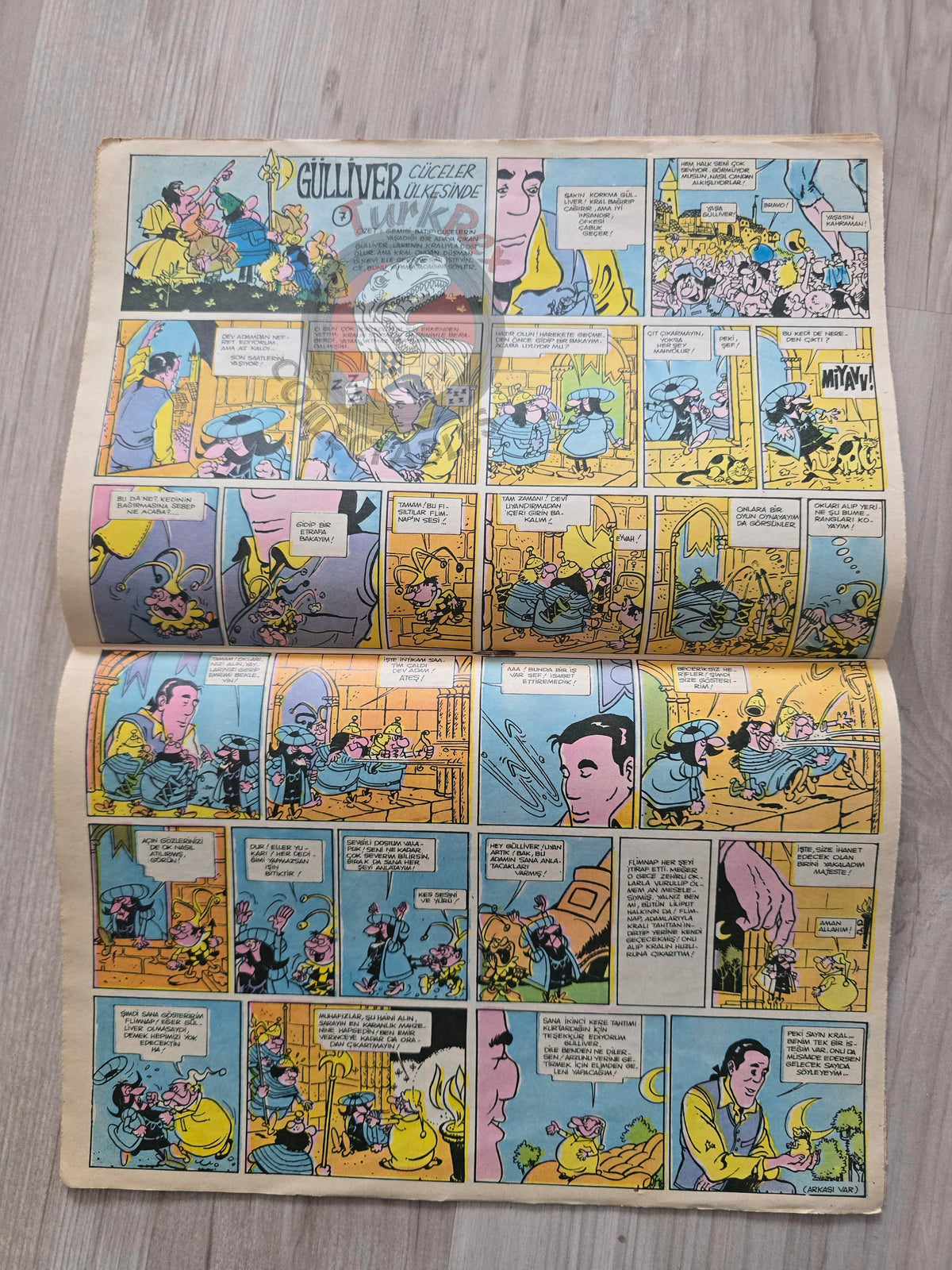 Doğan Kardeş 1971 Magazine #27 Turkish Comic Turkey Sinbad the Sailor Gulliver’s Travels Sibylline