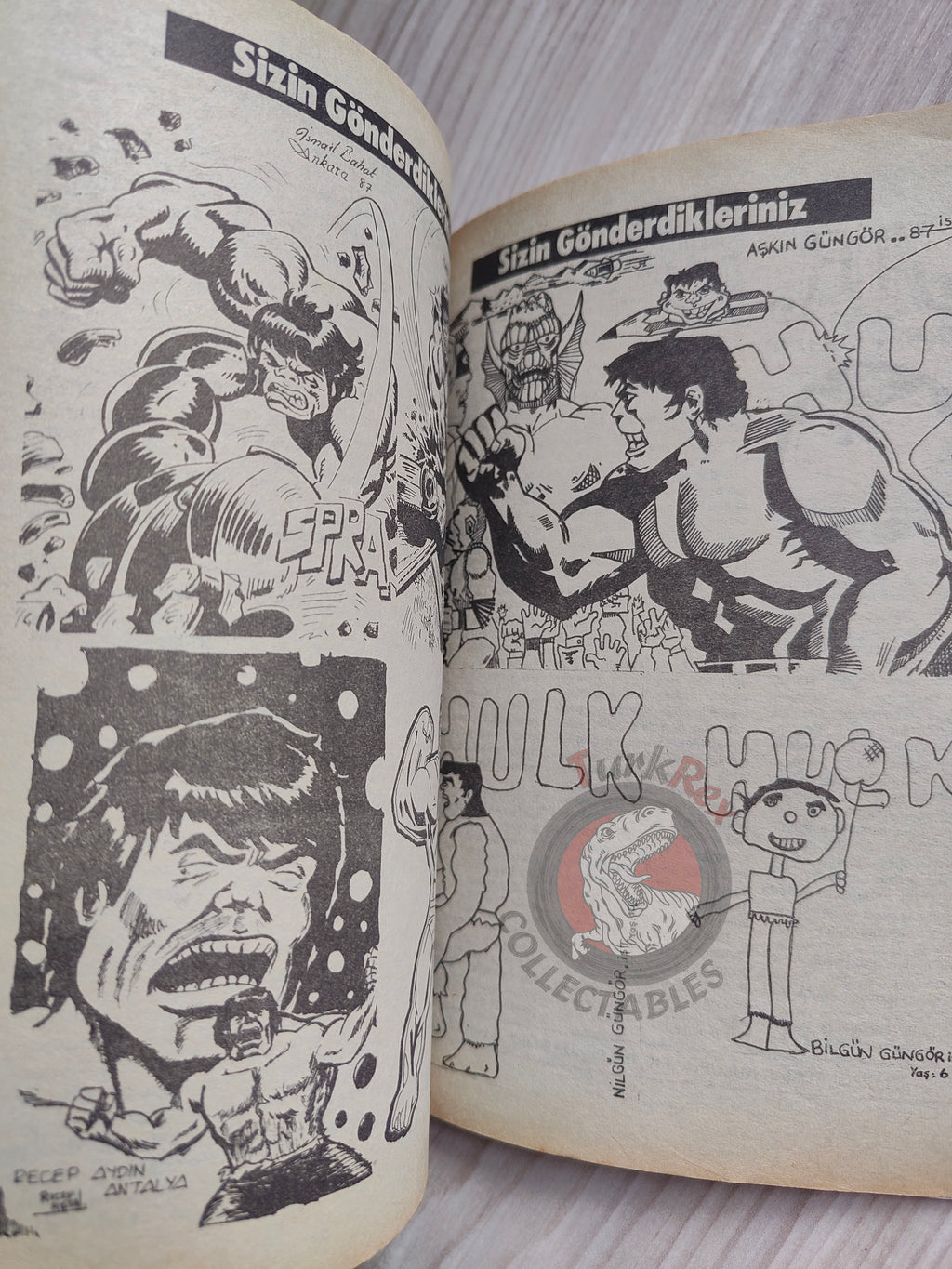 Hulk #7 1988 Turkish Comic Turkey cover #21  #134