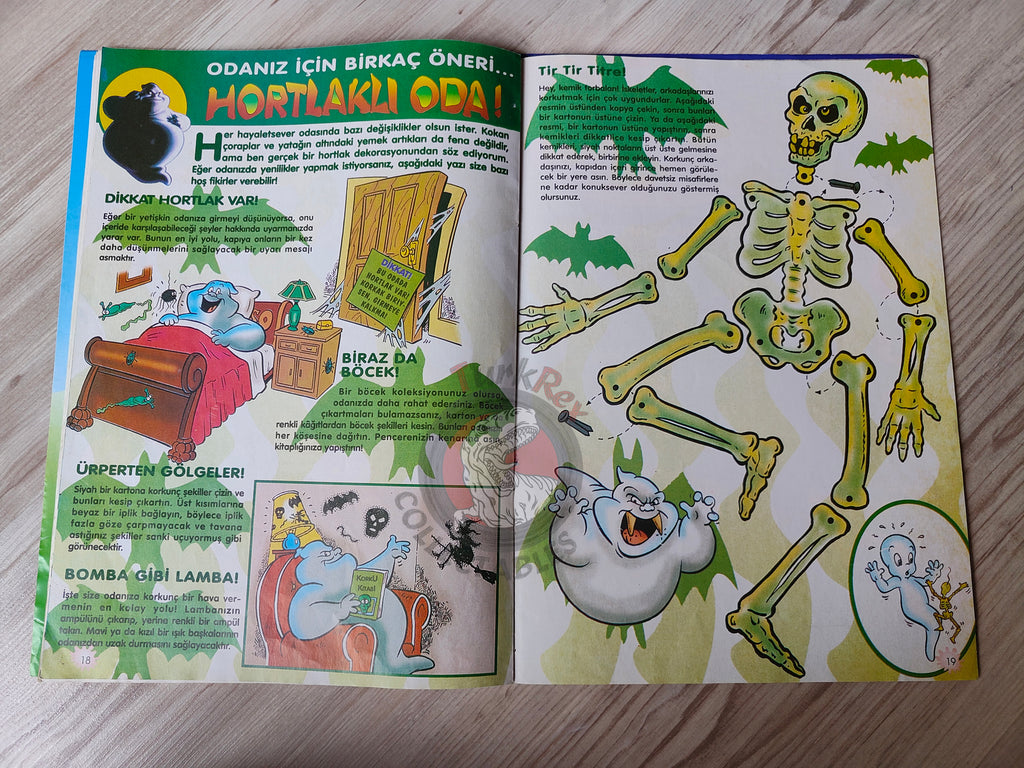 Casper the Friendly Ghost Magazine – Issue #13 1996 Turkish Comic Turkey