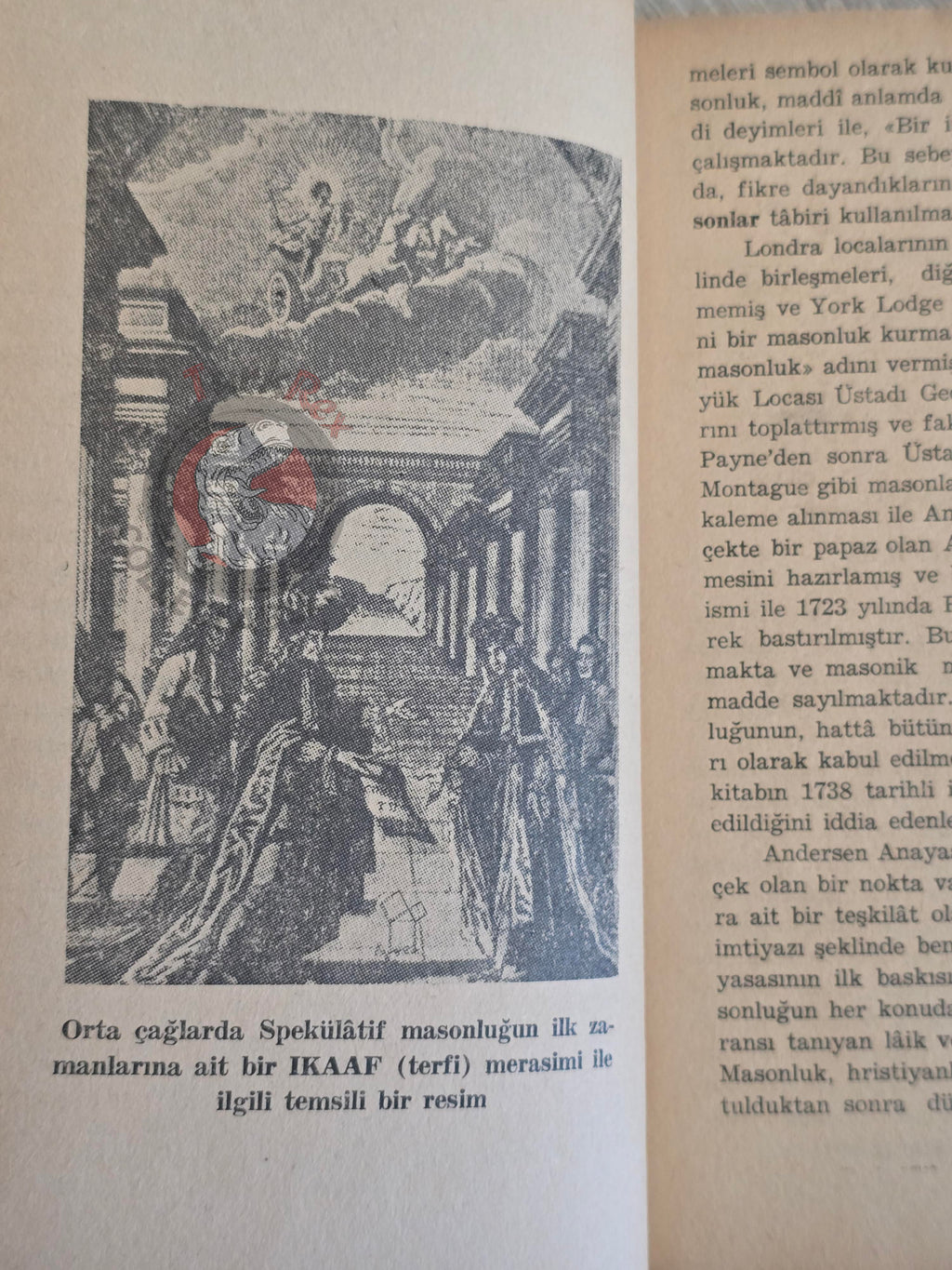 Freemasonry in the World and in Turkey 1965 Turkish Book Masonic Masons Illustrated