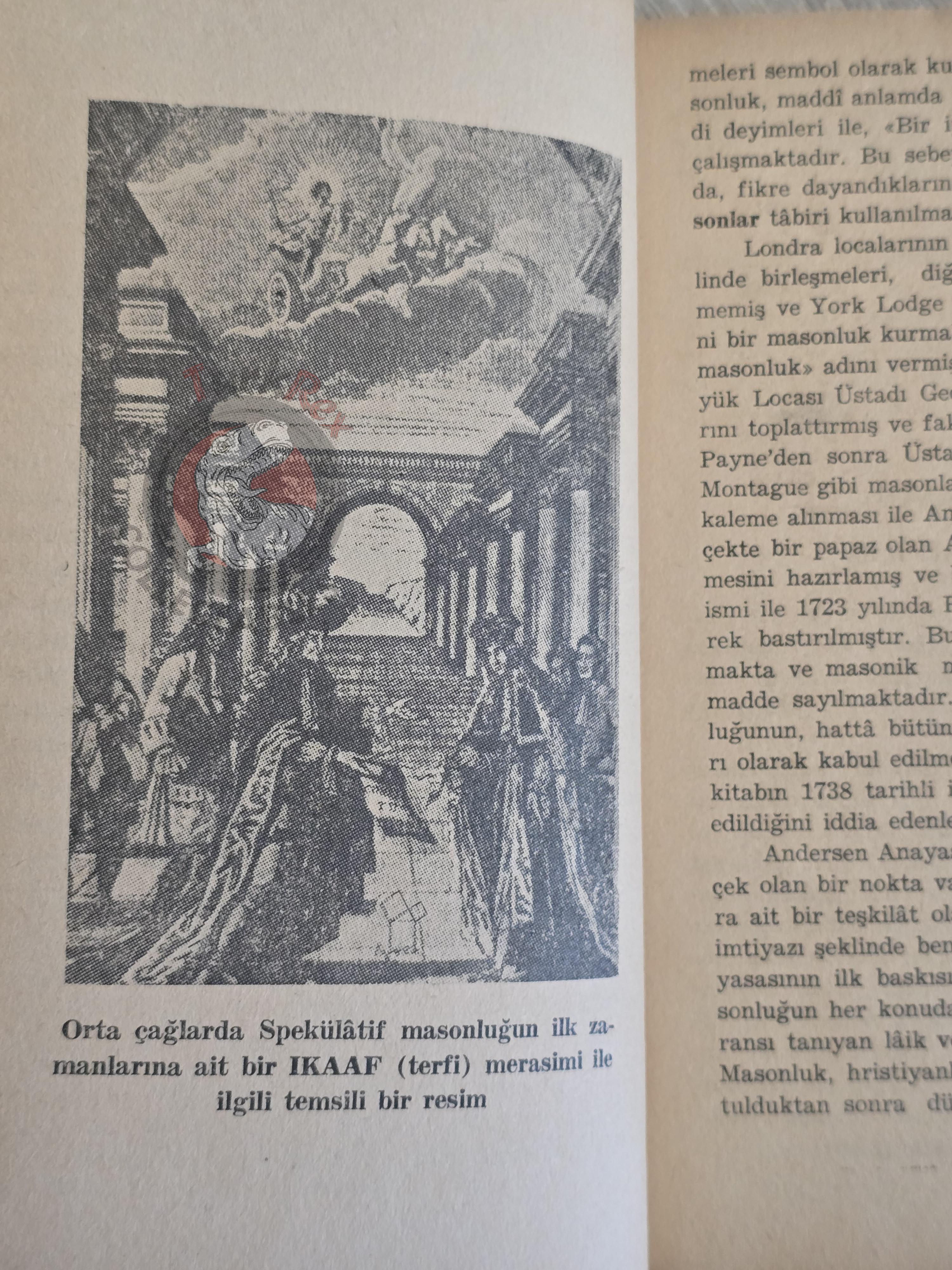 Freemasonry in the World and in Turkey 1965 Turkish Book Masonic Masons Illustrated