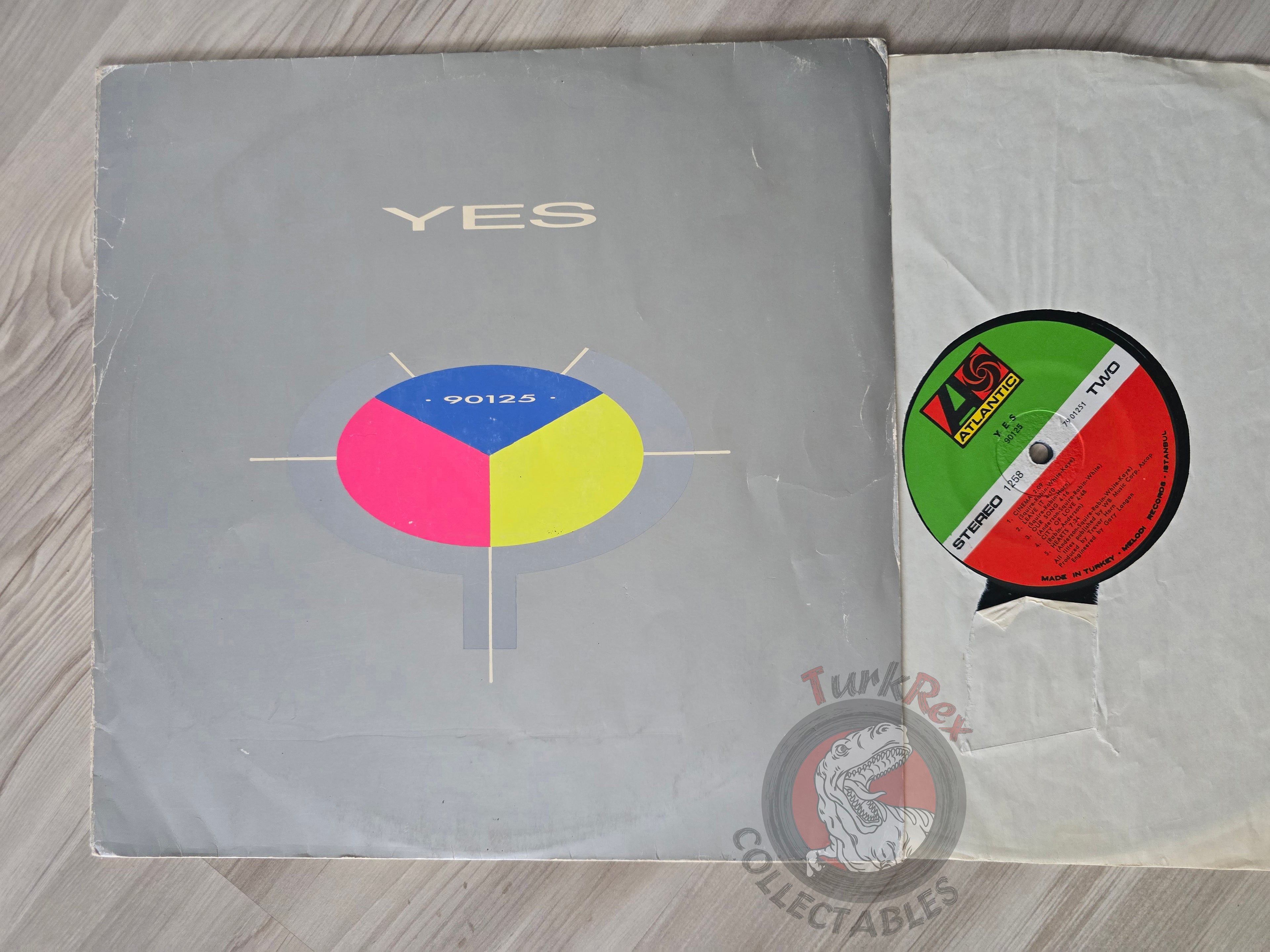 Yes – 90125 Turkish Pressing Vinyl Turkey Edition