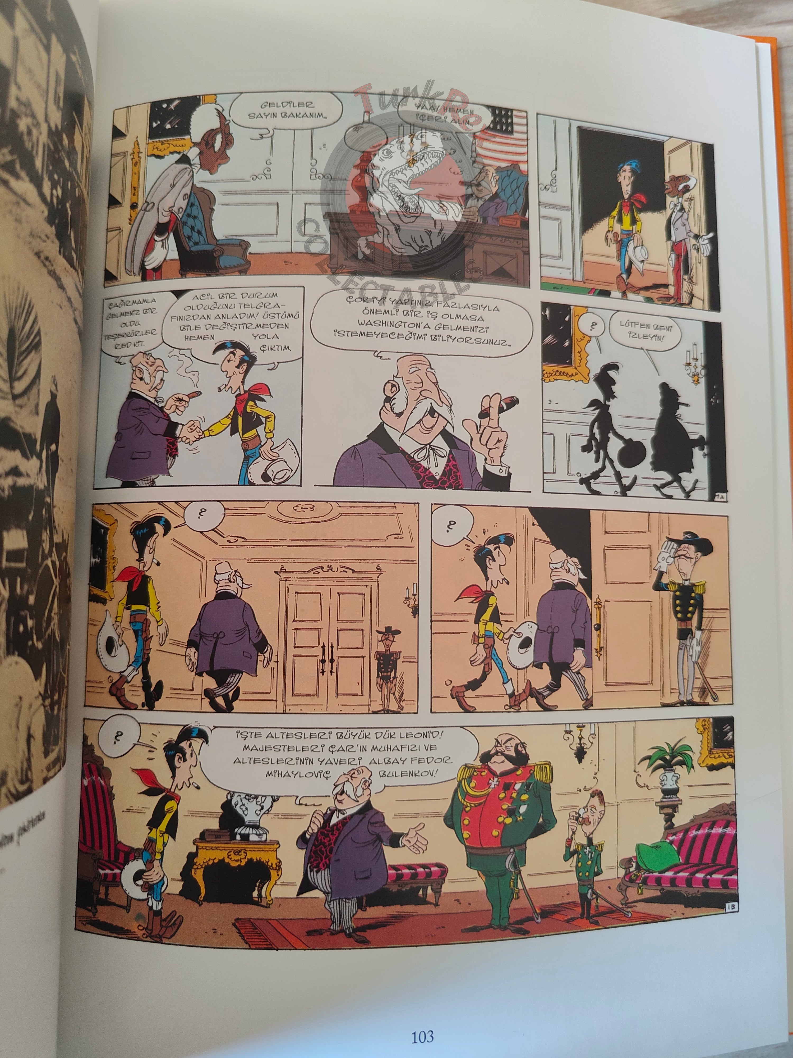 Lucky Luke – L'integrale #13 Turkish Comic Turkey Ma Dalton