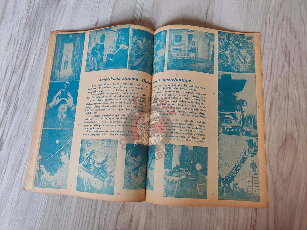 Hollywood Dünyası 1945 Joan Leslie Turkish Mag Turkey Phyllis Calvert Anna May Wong June Duprez