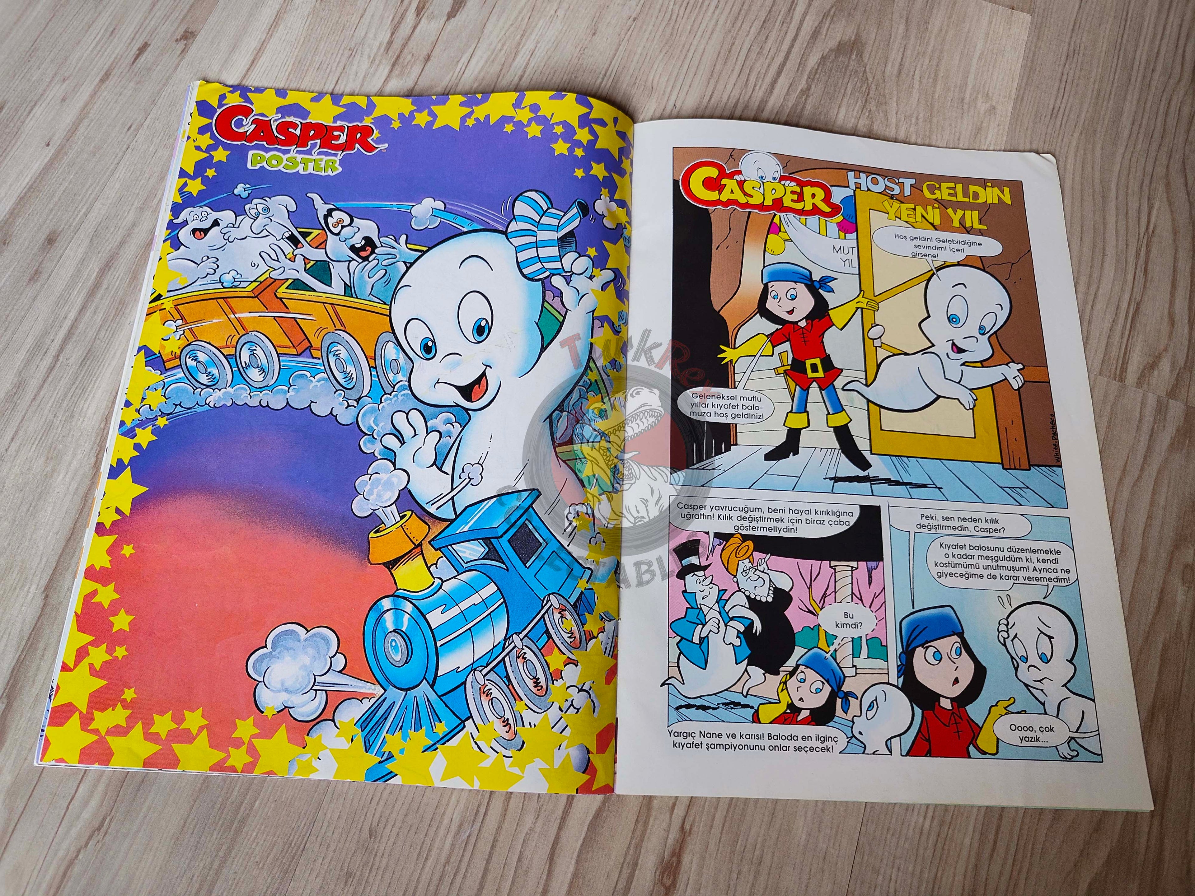 Casper the Friendly Ghost Magazine – Issue #29 1998 Turkish Comic Turkey