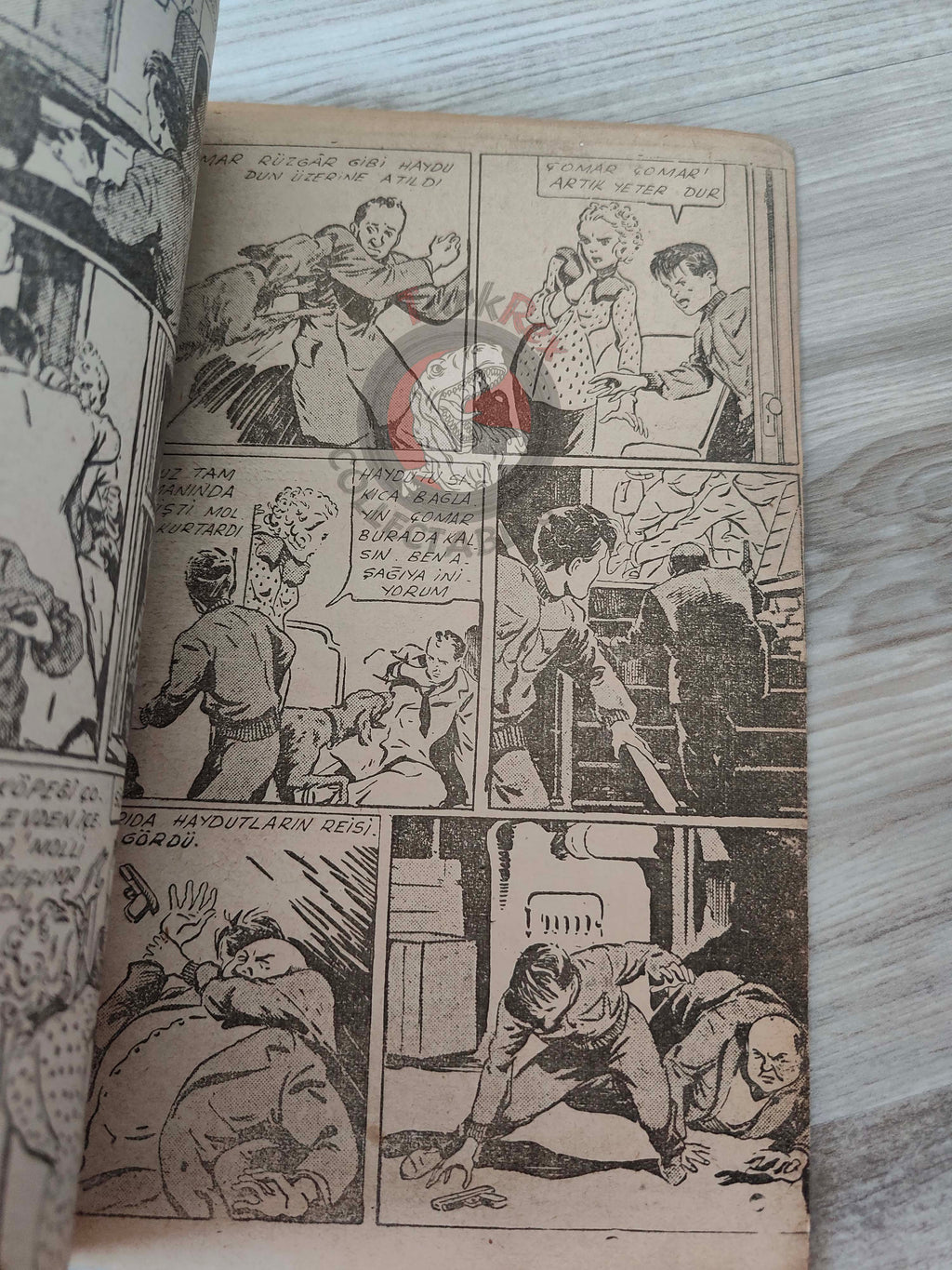 1001 Roman 1943 Radio Patrol Charles Schmidt Turkish Comic Mag Turkey