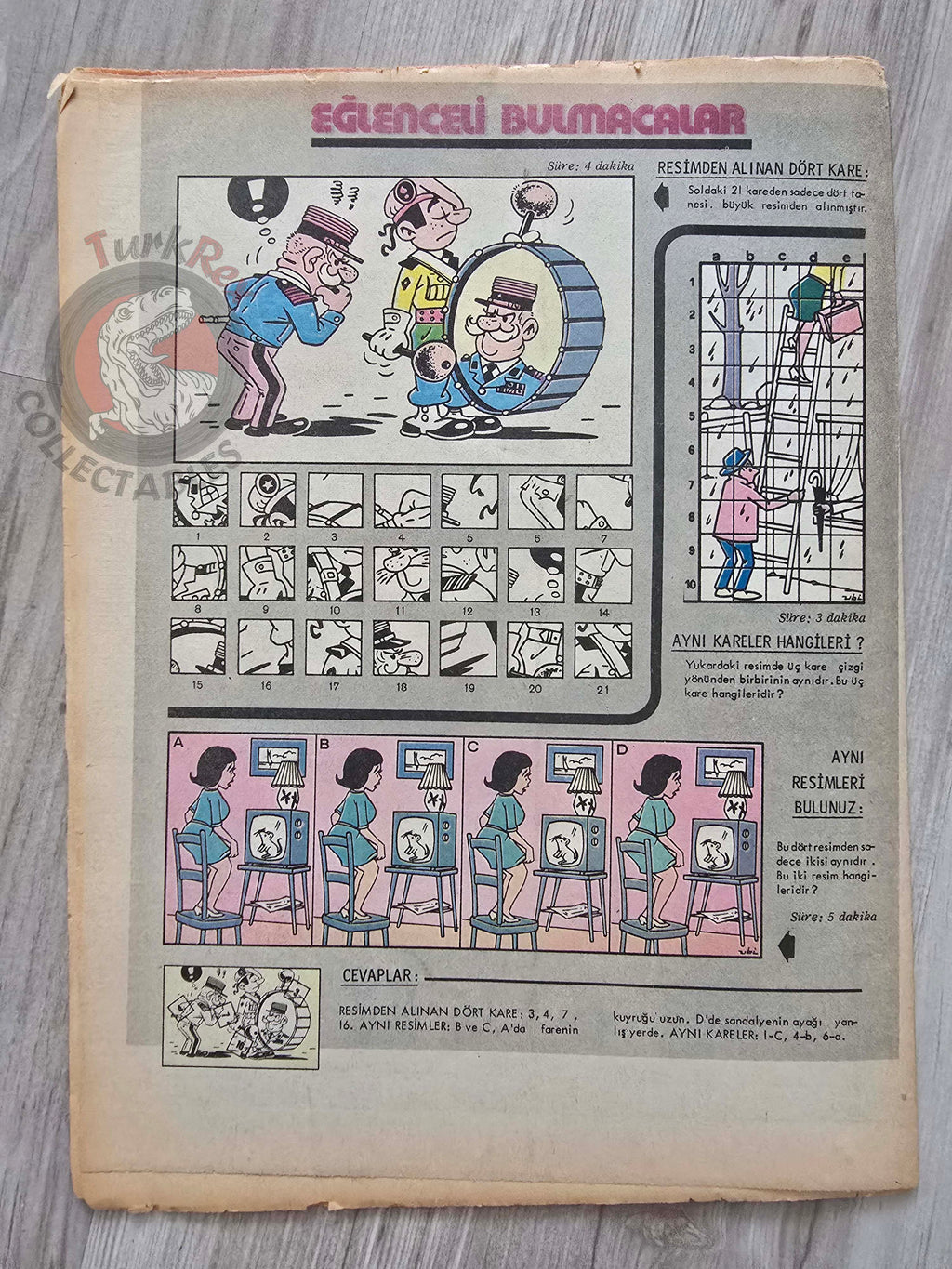 Milliyet Çocuk #12 1972 Turkish Comic Mag Turkey Tintin Jim Lacy Il Colonnello Caster’Bum Graham Bell