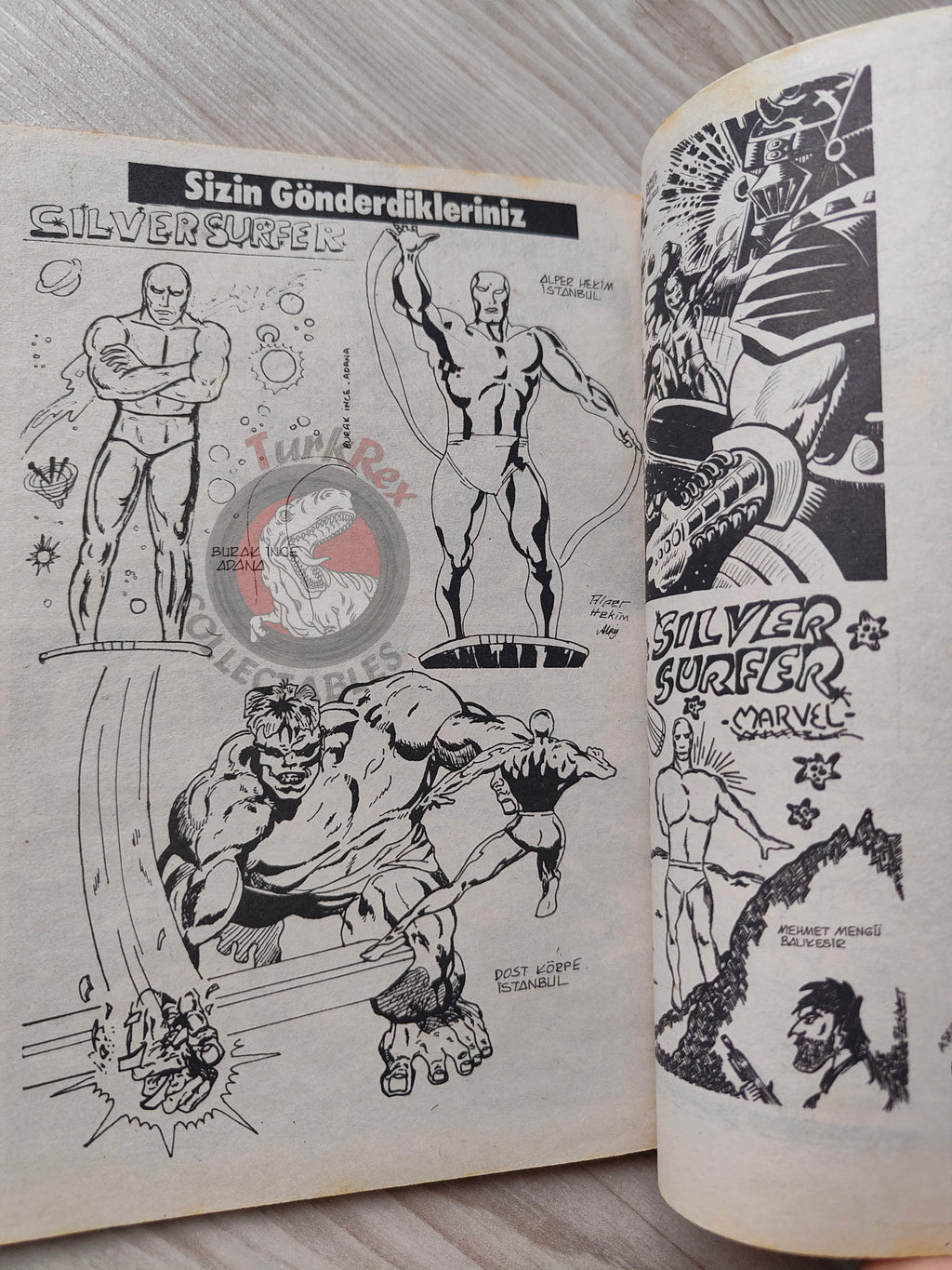 Silver Surfer #5 1987 Turkish Comic Turkey #6 #7 Fantasy Masterpieces #6 What If? #43