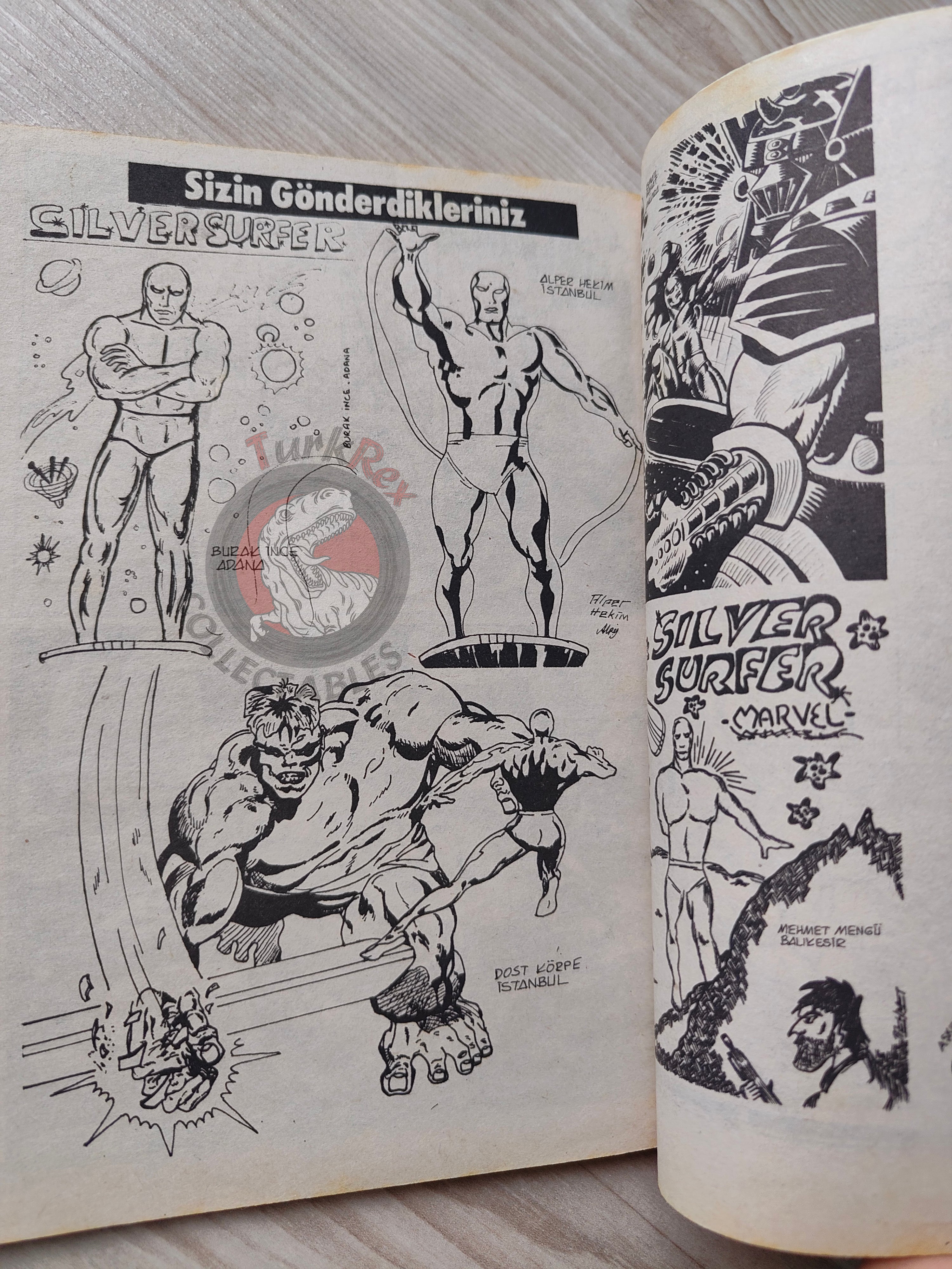 Silver Surfer #5 1987 Turkish Comic Turkey #6 #7 Fantasy Masterpieces #6 What If? #43
