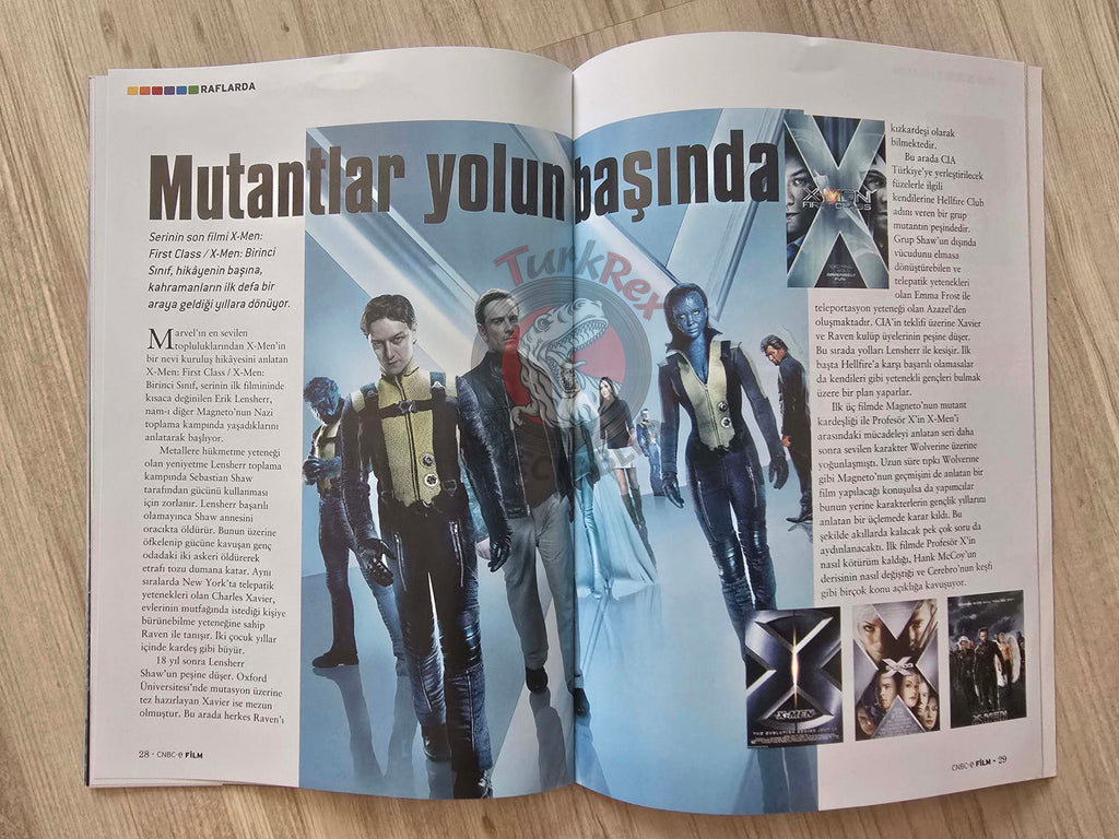 CNBC-e Film 2011 The Adventures of Tintin Turkish Mag Turkey X-Men he Twilight Saga