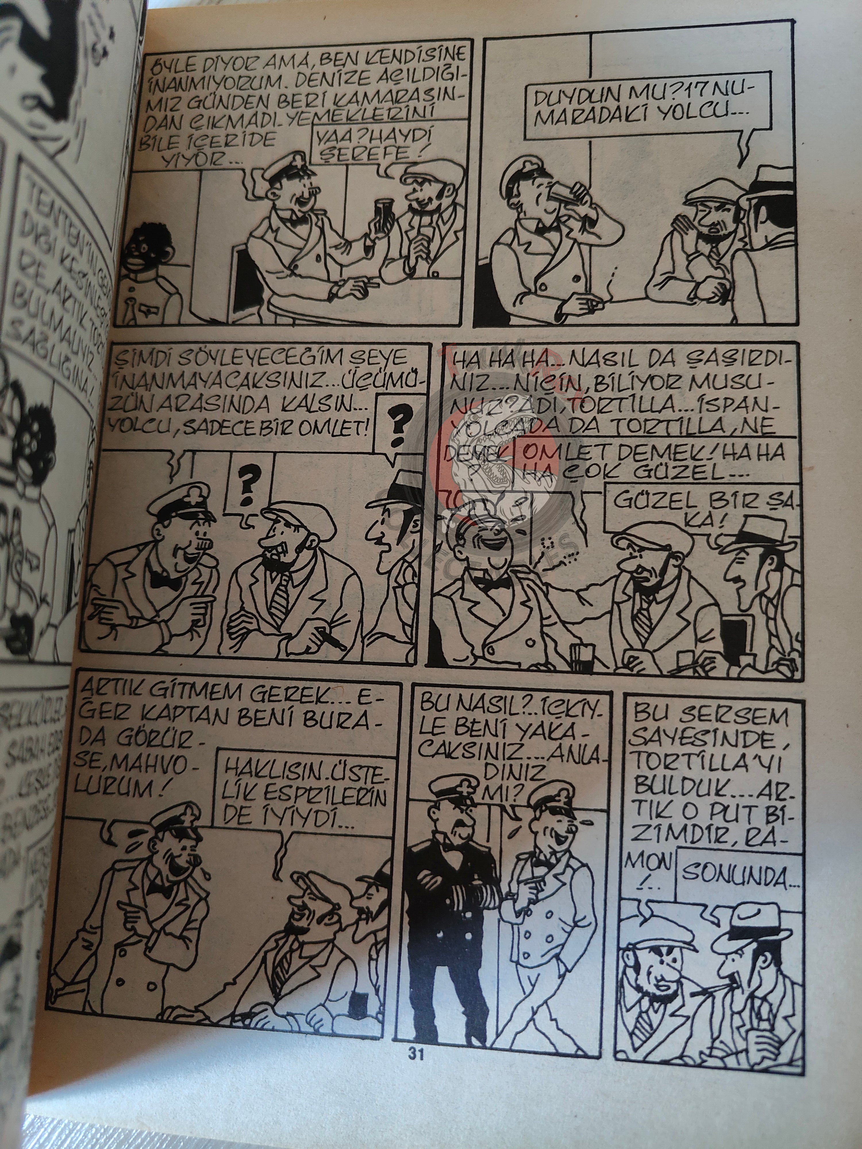 Tintin –  The Broken Ear mid 1980s Turkish Edition Comic Turkey 2