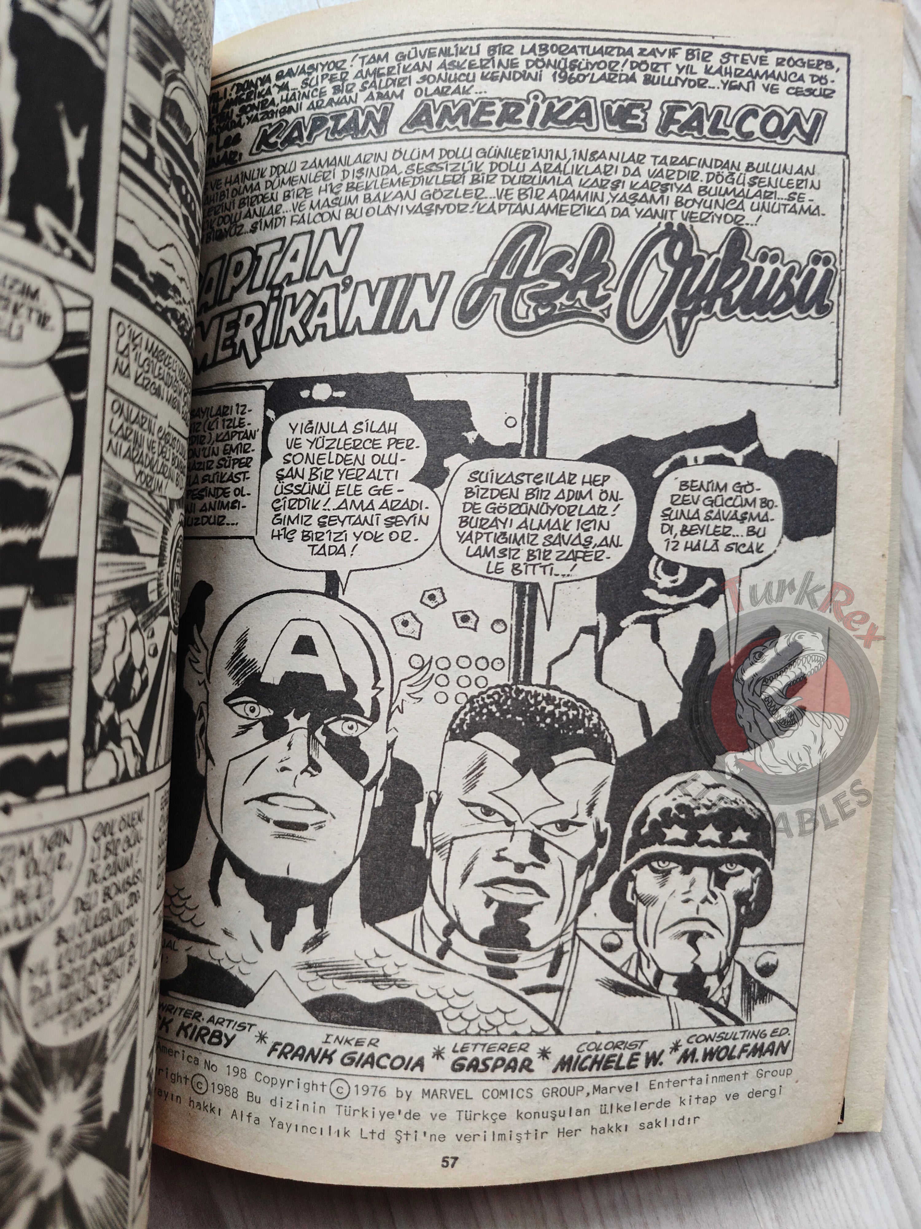 Captain America – Volume 6 1989 Turkish Comic Turkey