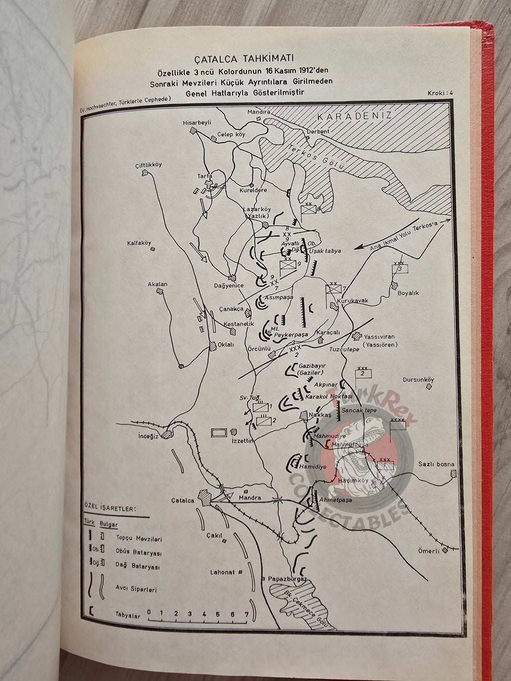 G. v. Hochwaechter – With the Turks at the Front 1979 Turkish Book Military Ottoman Empire Maps