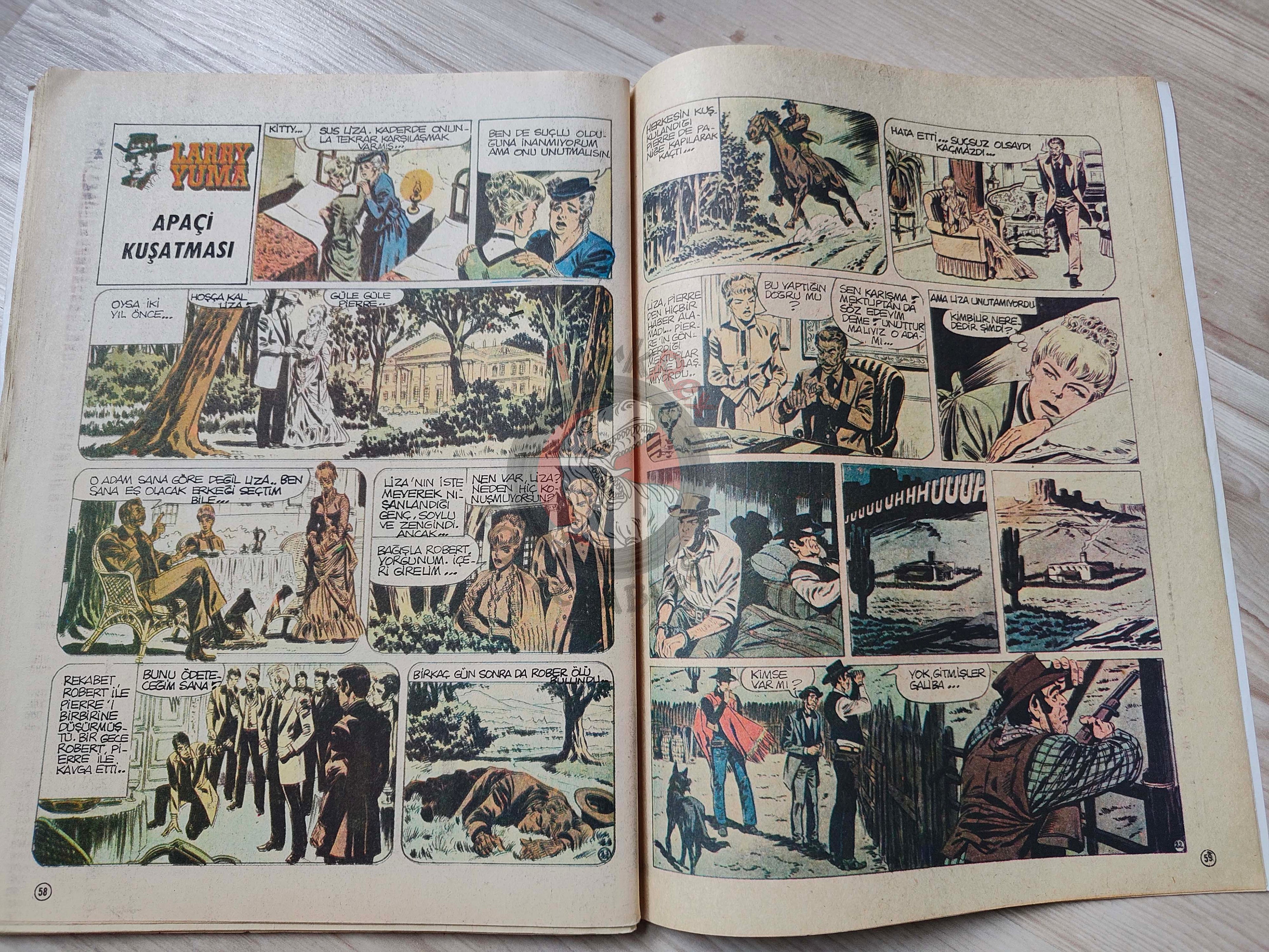 Milliyet Çocuk #16 1979 Turkish Comic Turkey Joyas Literarias Juveniles #57 Fenimore Cooper