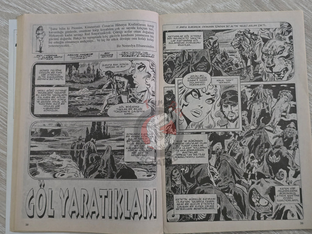 Red Sonja #6 2000 Turkish Comic Turkey vol 1 #2 #3 #4 #5
