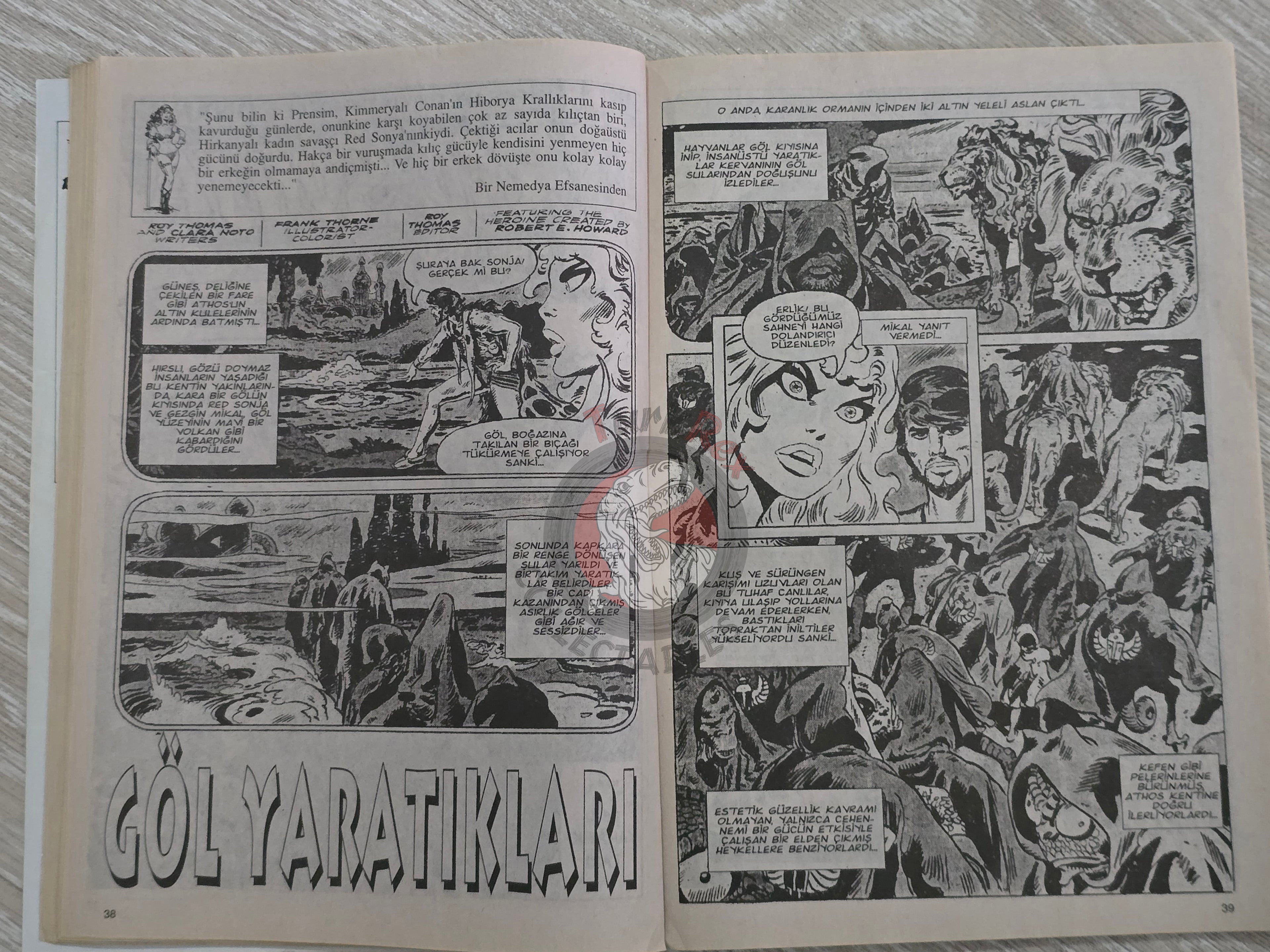 Red Sonja #6 2000 Turkish Comic Turkey vol 1 #2 #3 #4 #5