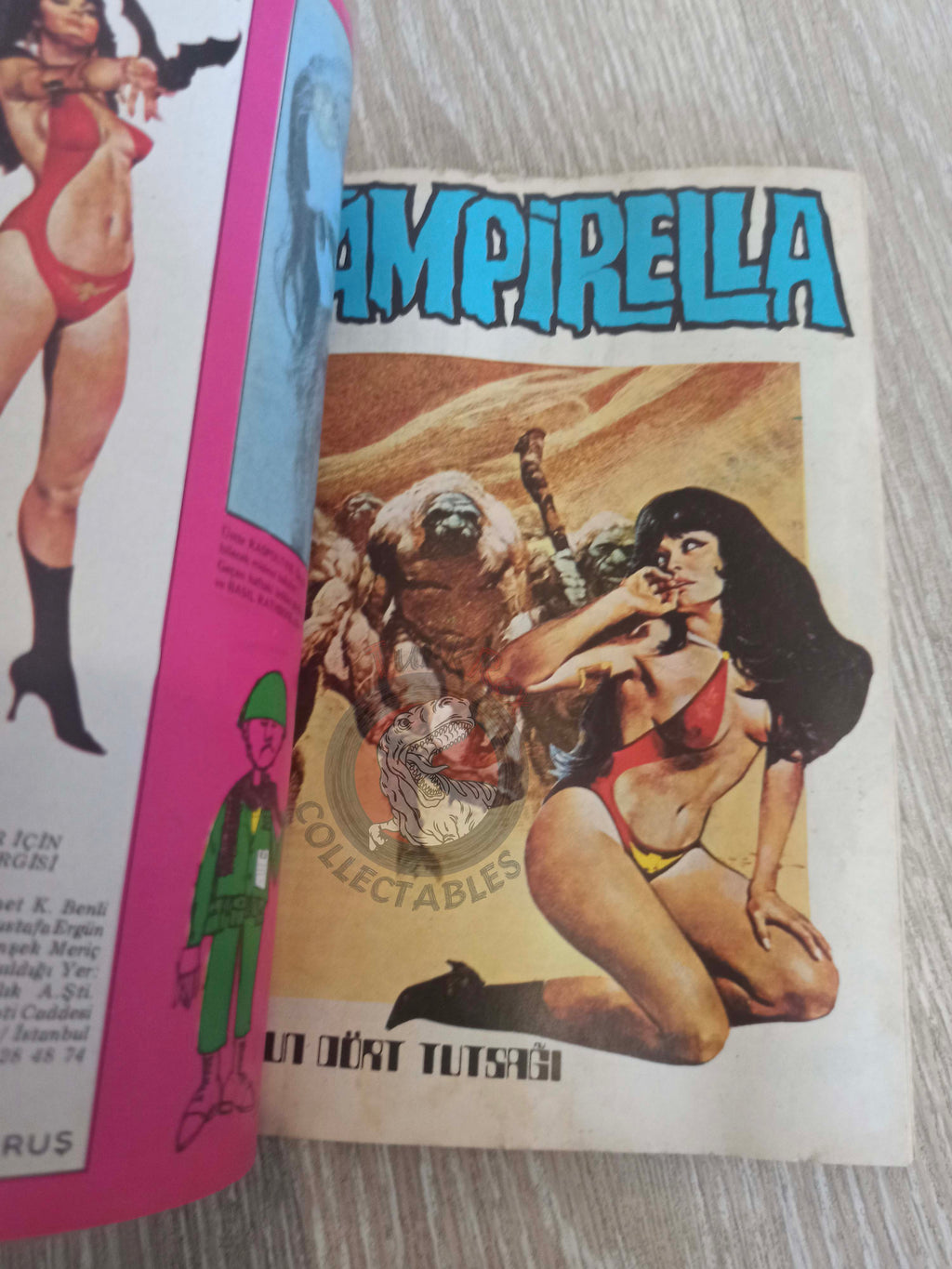 Vampirella Vol #2 1978 Turkish Comic Turkey Warren Publishing cover #49 Morbius