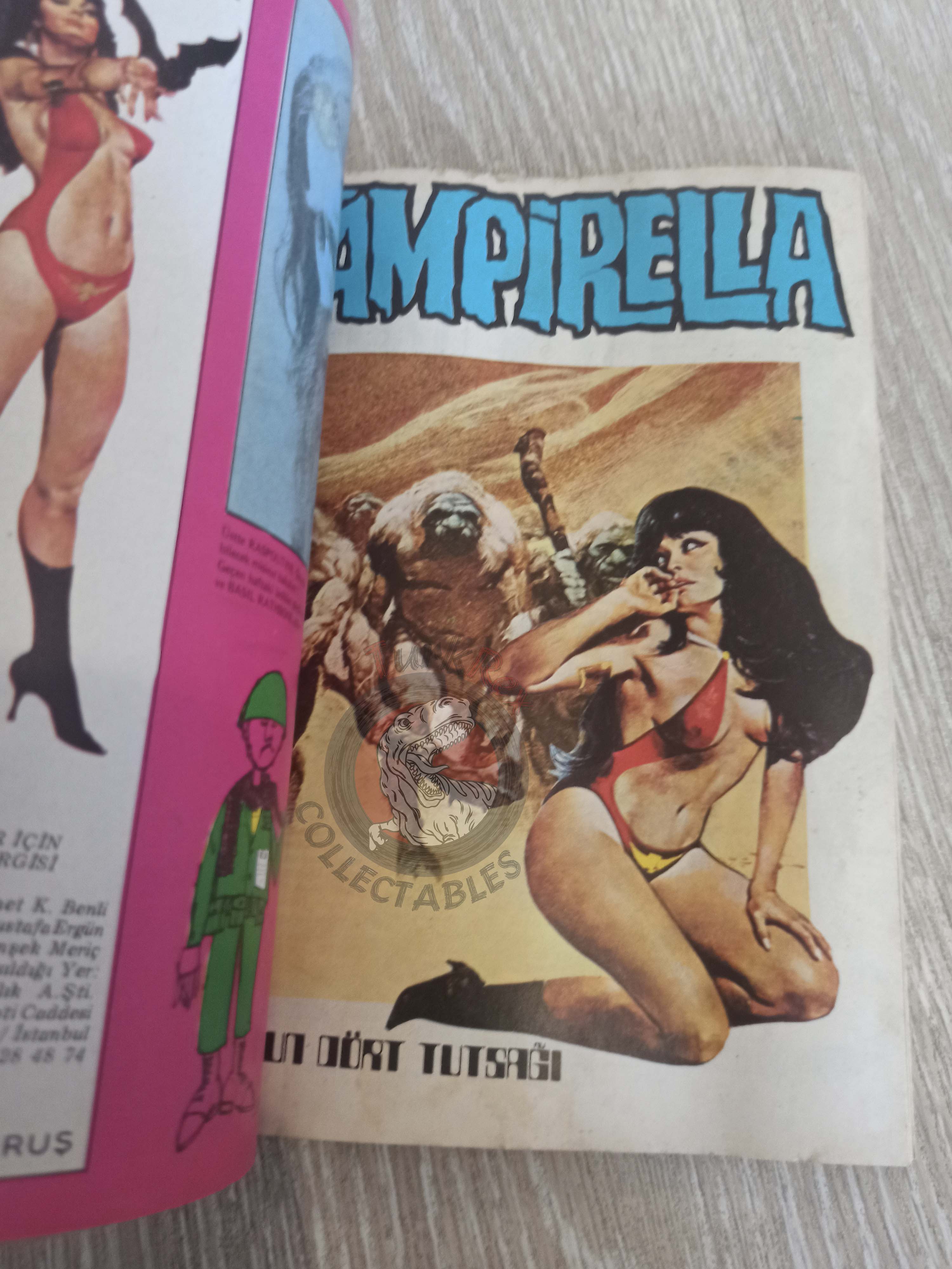 Vampirella Vol #2 1978 Turkish Comic Turkey Warren Publishing cover #49 Morbius