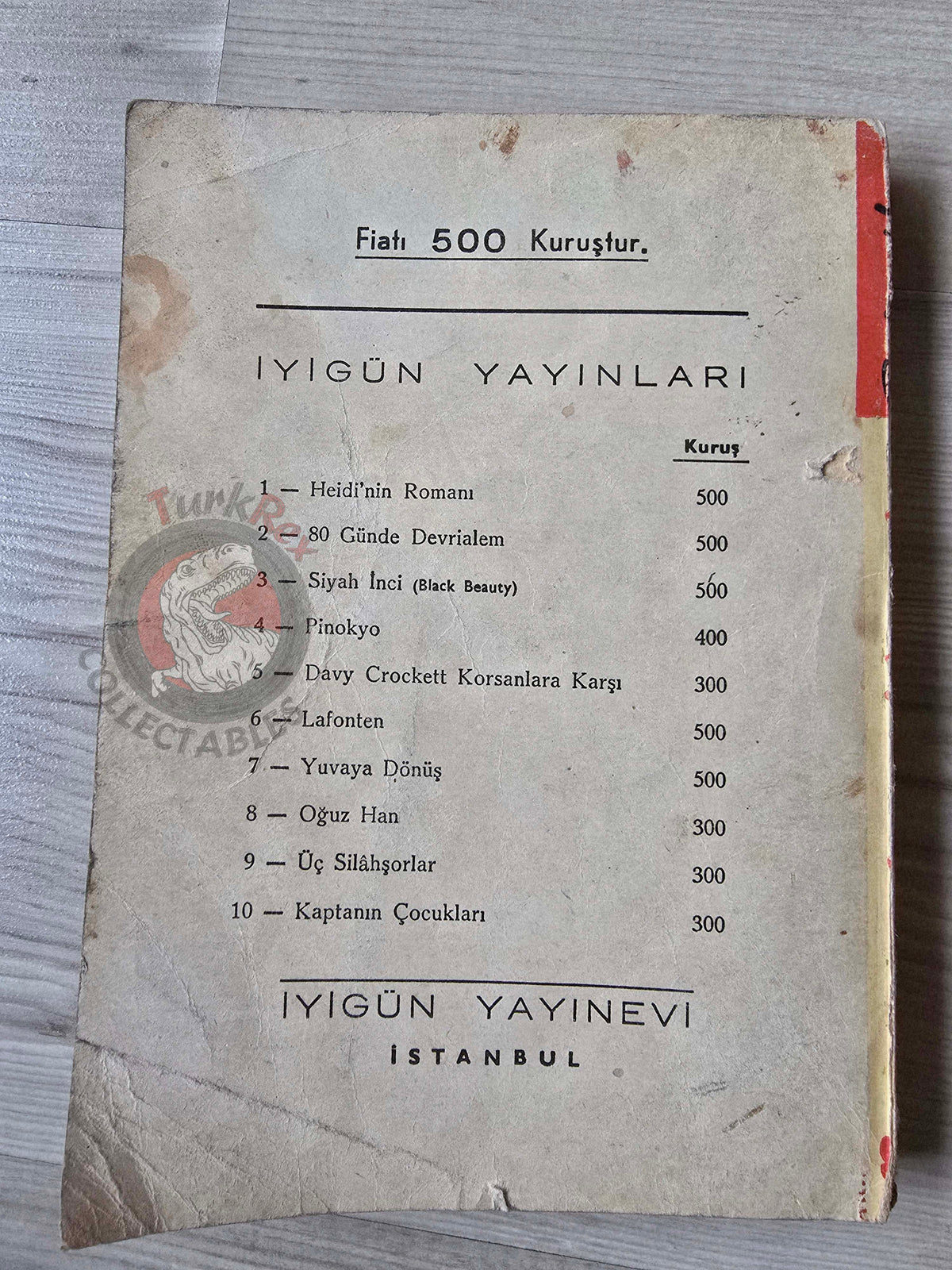 Robin Hood – Howard Pyle 1960s Turkish Book Turkey Illustrated