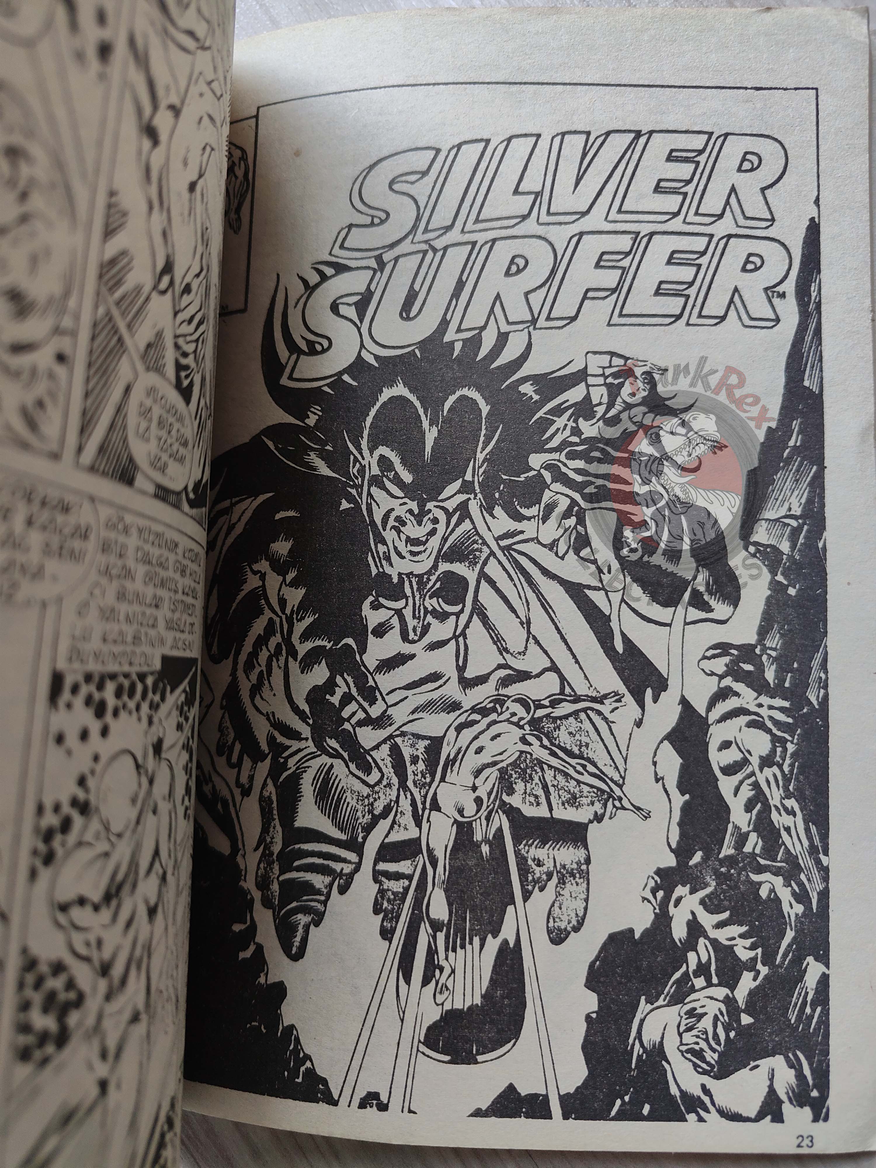Silver Surfer Vol #1 1988 Turkish Comic Turkey #1 #2 #3 Vol. 2 #36 Epic Illustrated #1