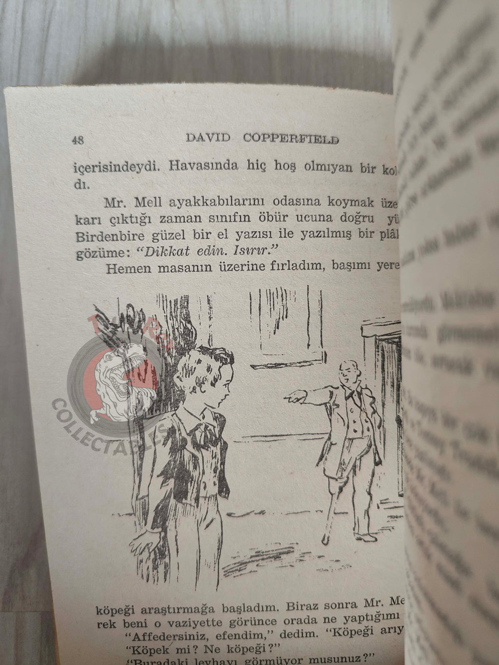 Charles Dickens –  David Copperfield 1958 Illustrated Turkish Book Turkey