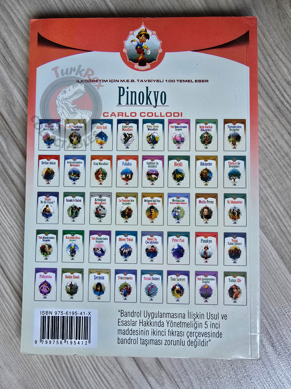 Carlo Collodi – Pinocchio 2005 Turkish Book Turkey Illustrated